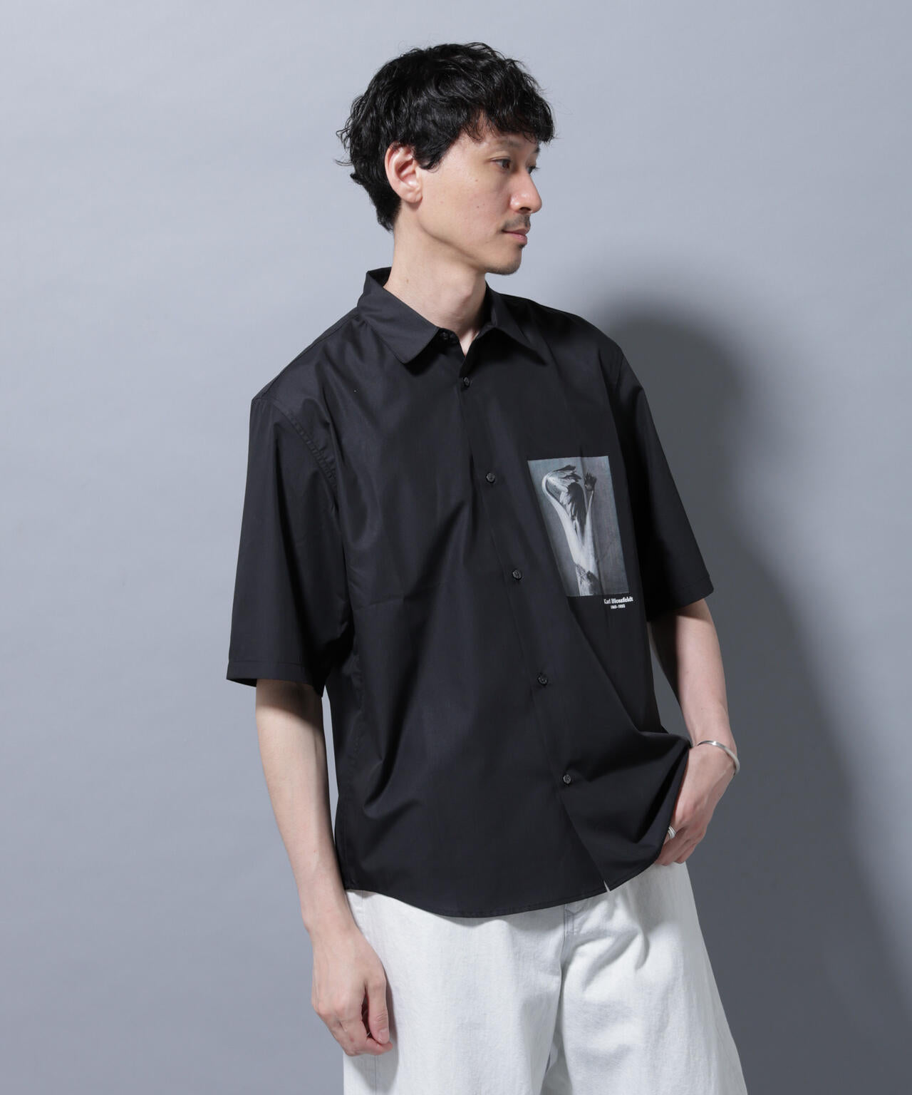 「着るアート」karl blossfeldt 半袖シャツ2