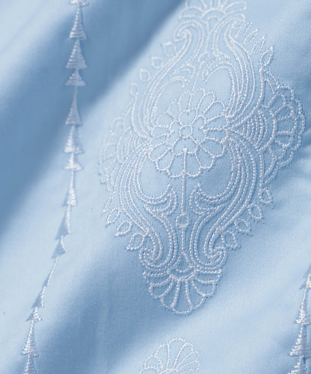 エンブロイダリー オープンカラーシャツ