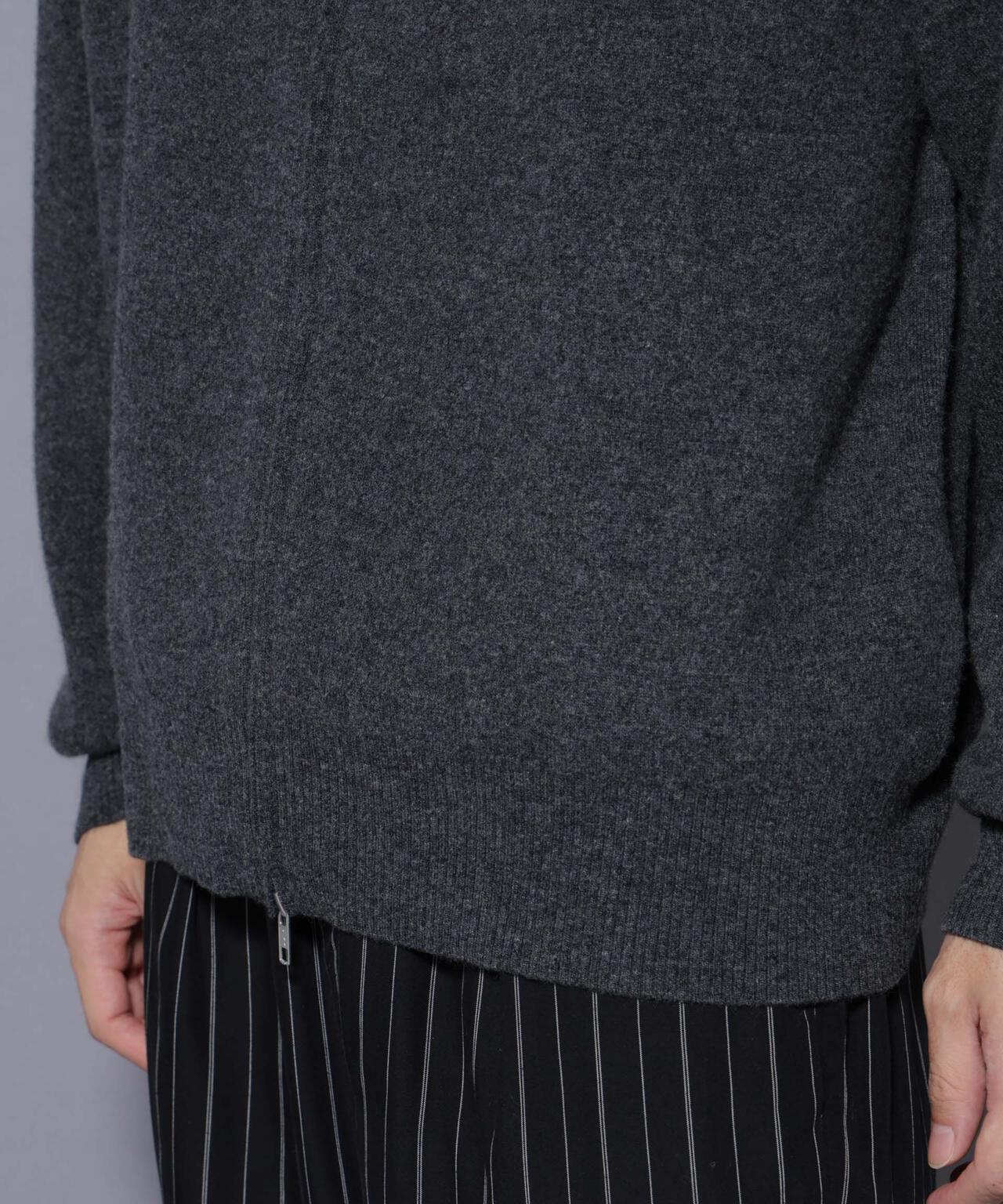 ウールカシミヤドライバーズニット