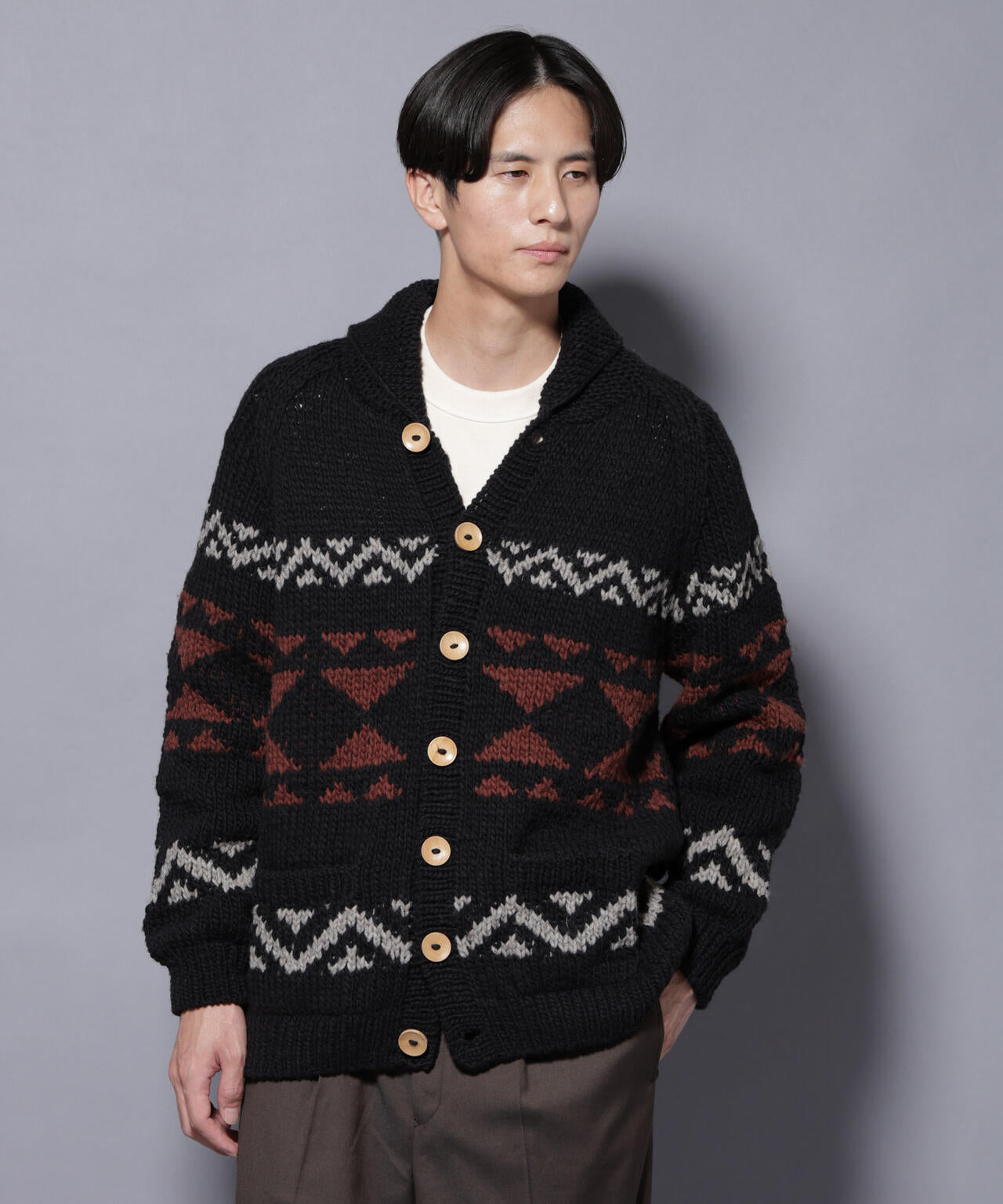 ペルー産カウチンセーター