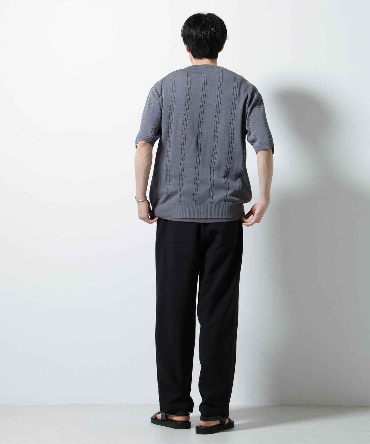 アイレットニット 半袖