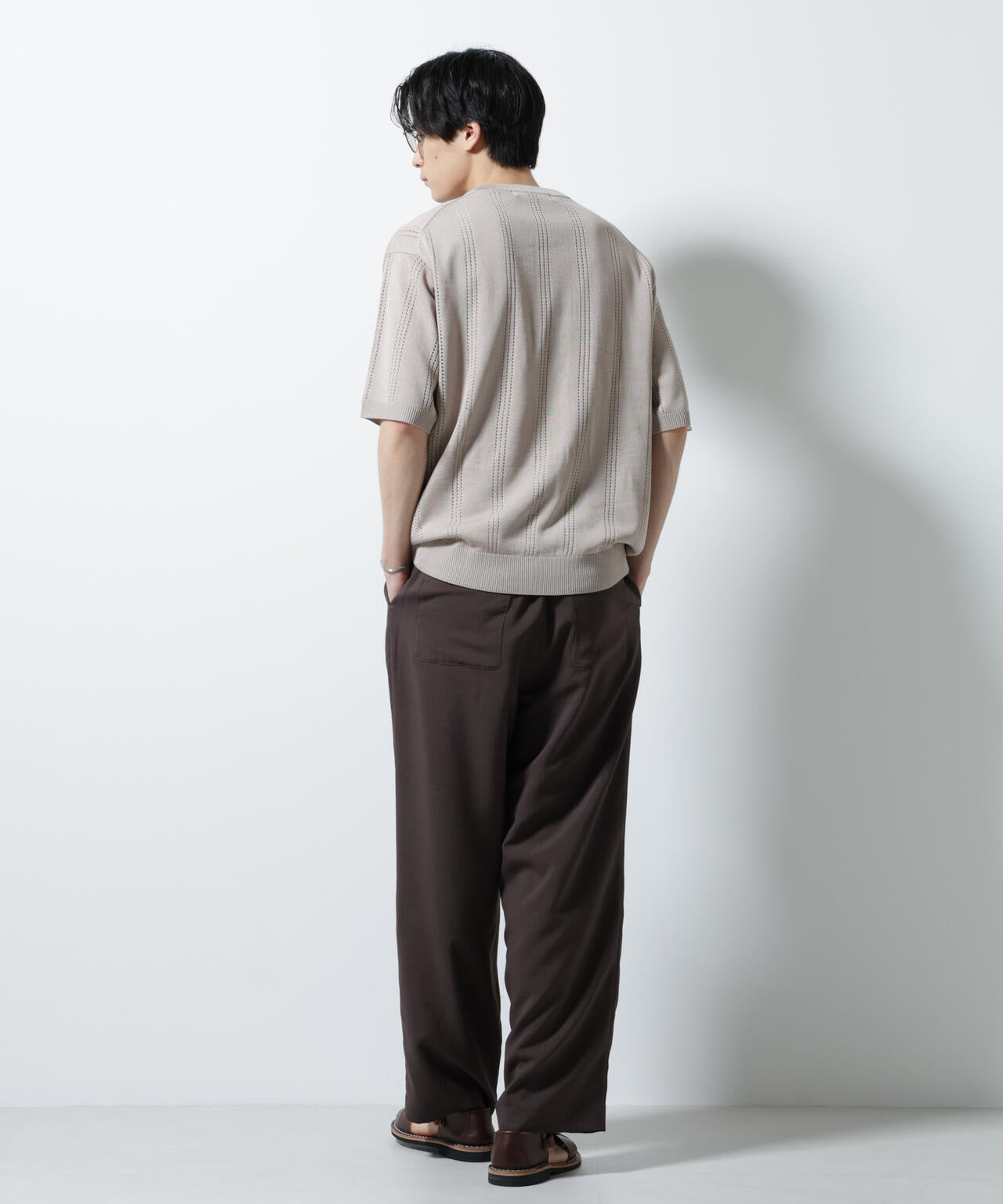 アイレットニット 半袖