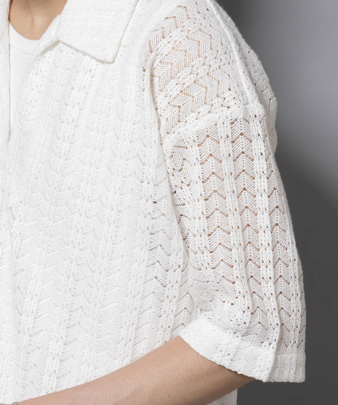 メッシュラッセル スキッパーポロ