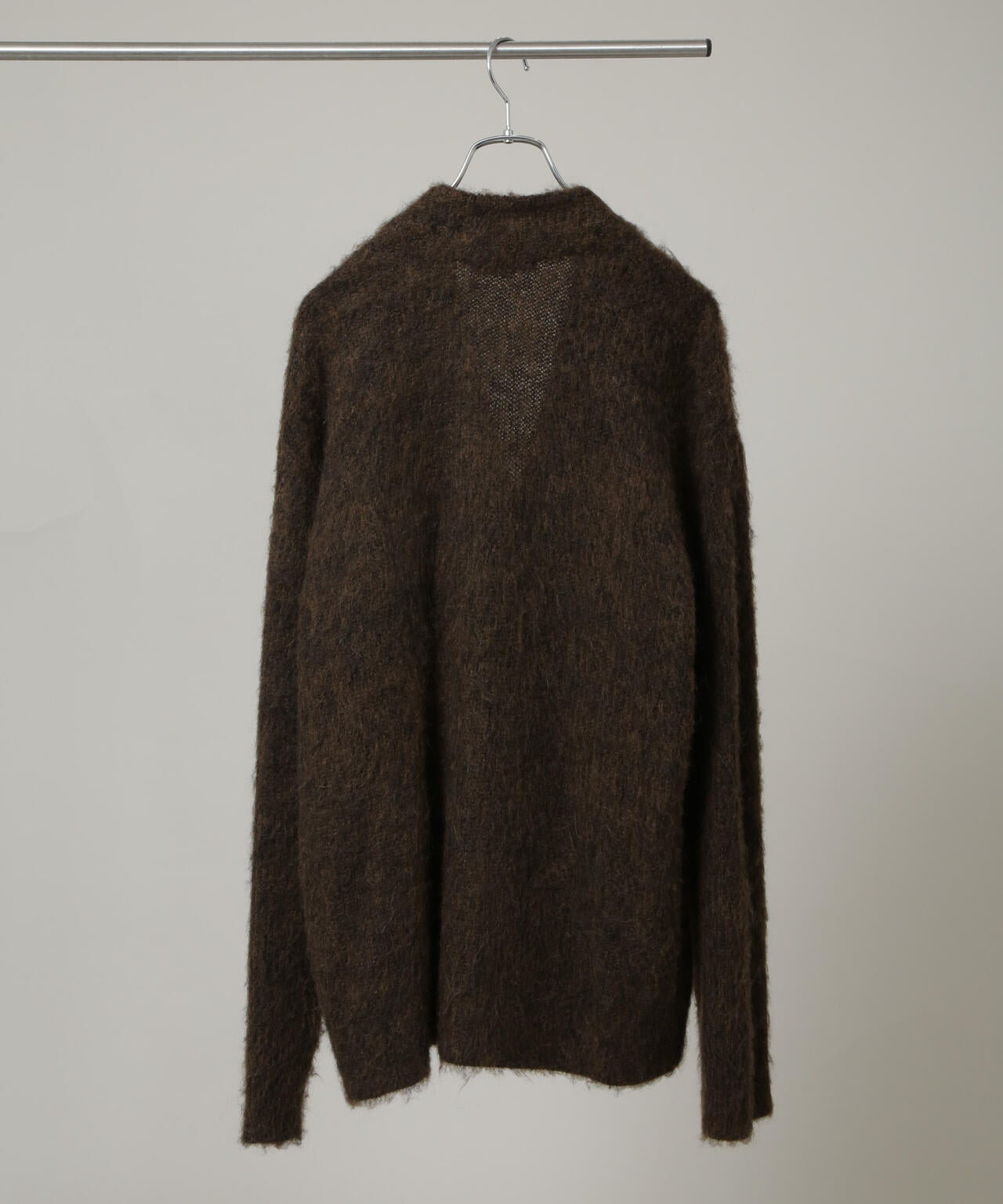 「HOTEL PALACE」 フライフロントミックスシャギーカーディガン