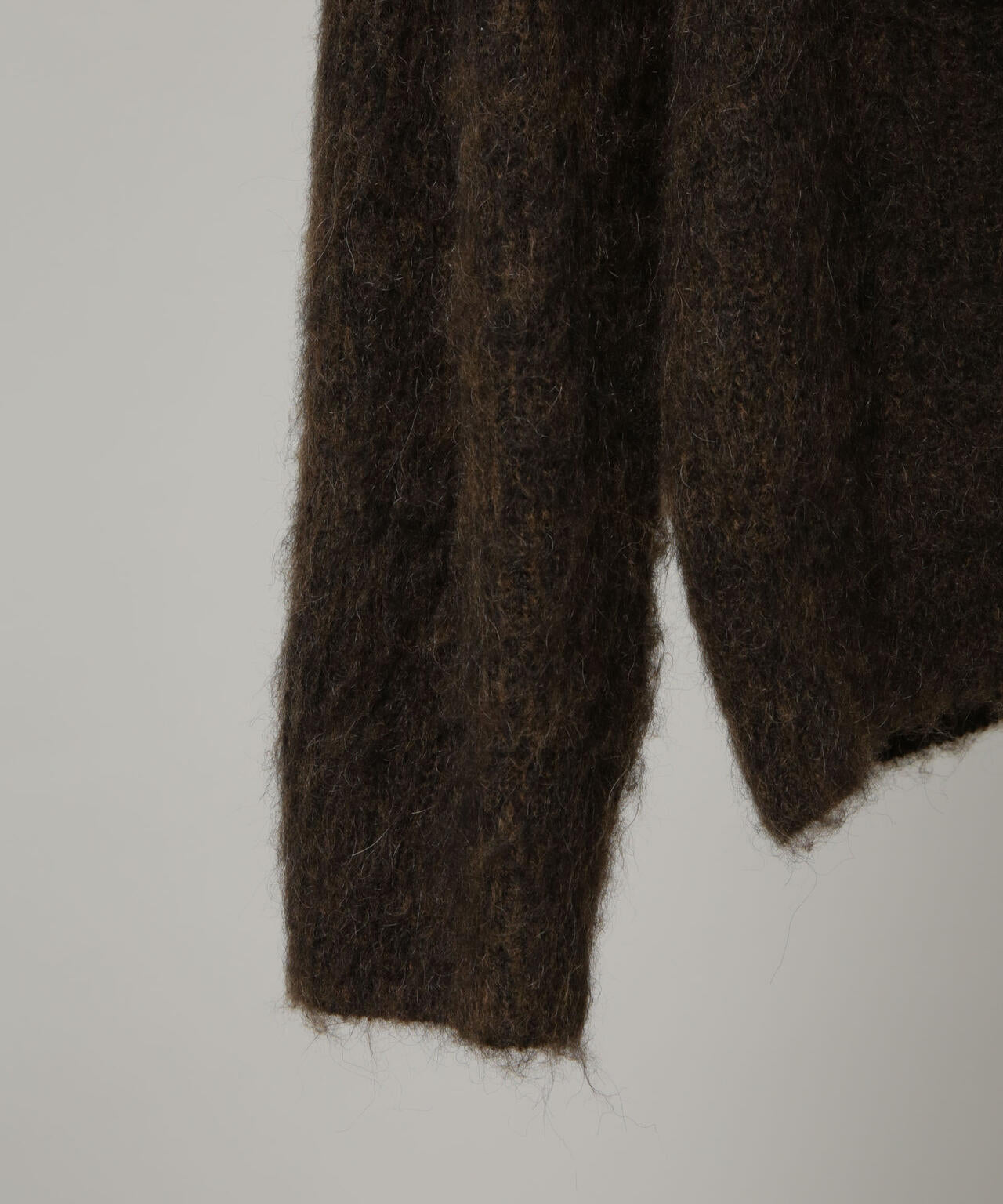 「HOTEL PALACE」 フライフロントミックスシャギーカーディガン