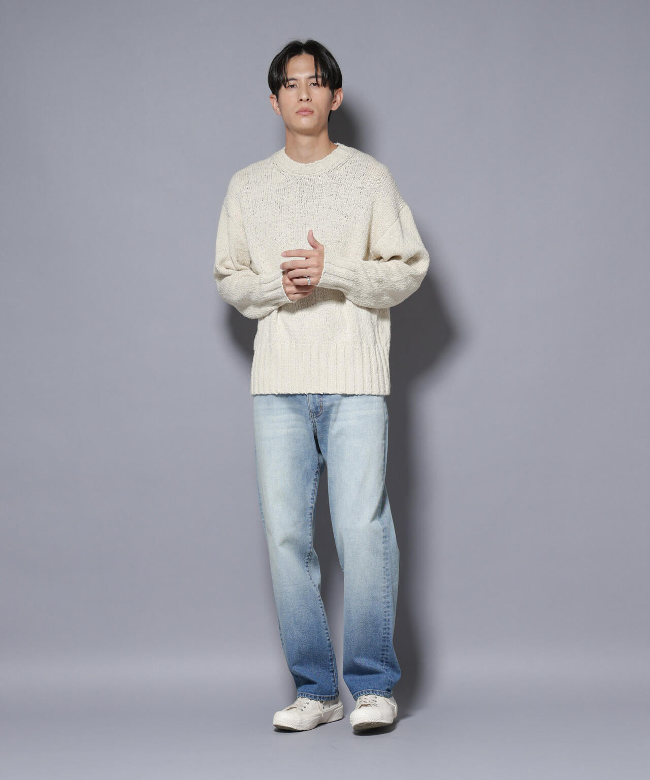 SRUB LILYYARN クルーネックニット