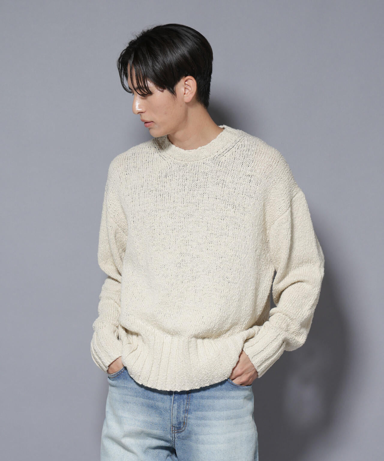 SRUB LILYYARN クルーネックニット