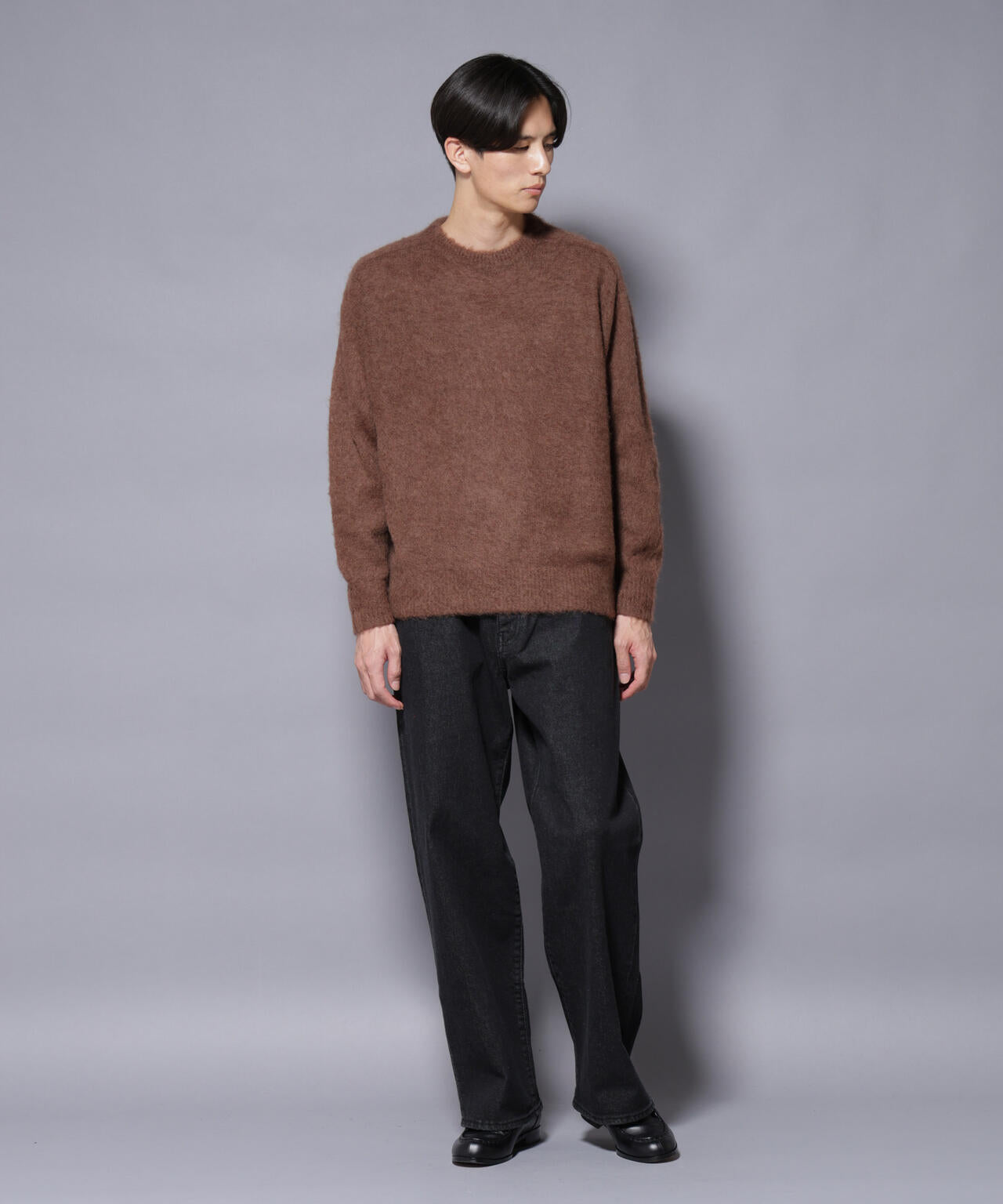 「COFIL」 SCIARADA モヘヤ混 クルーネックニット