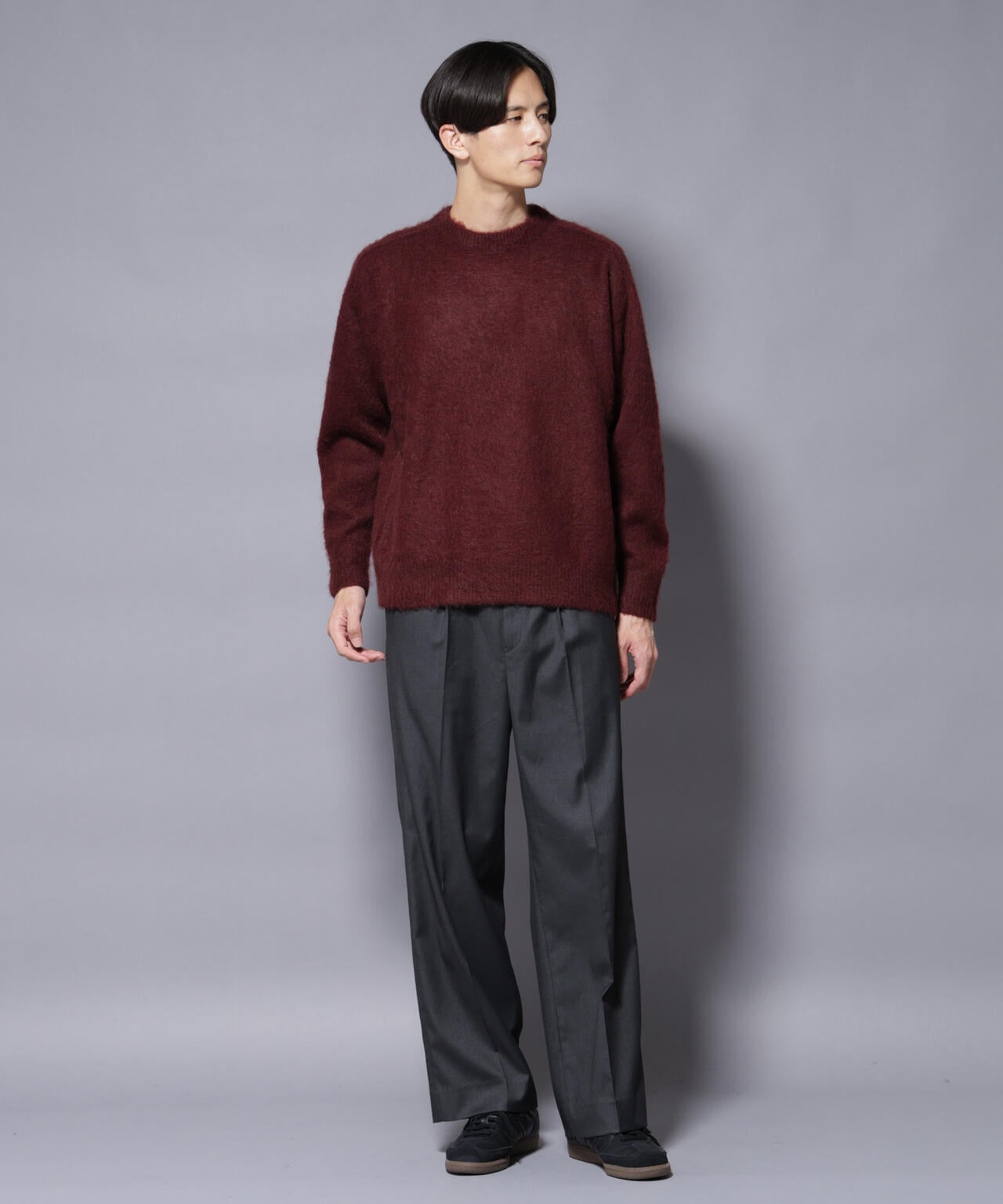 「COFIL」 SCIARADA モヘヤ混 クルーネックニット