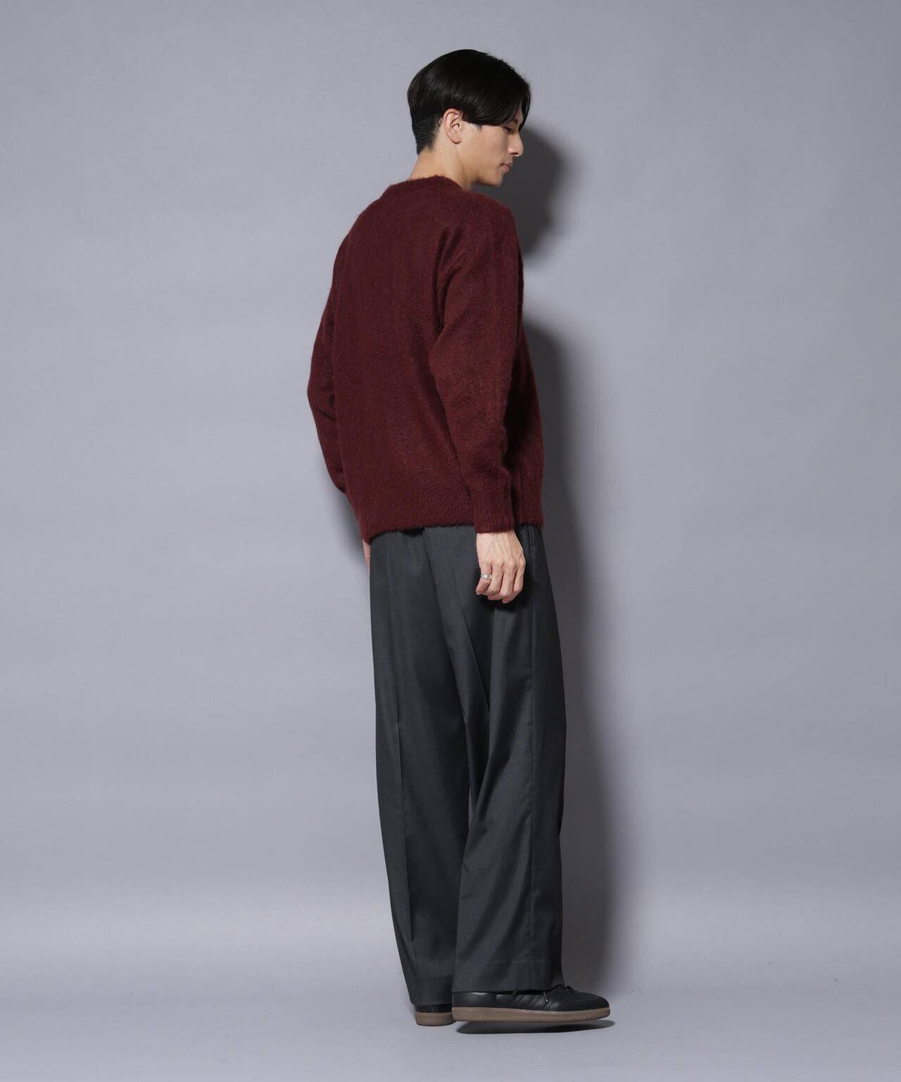 「COFIL」 SCIARADA モヘヤ混 クルーネックニット