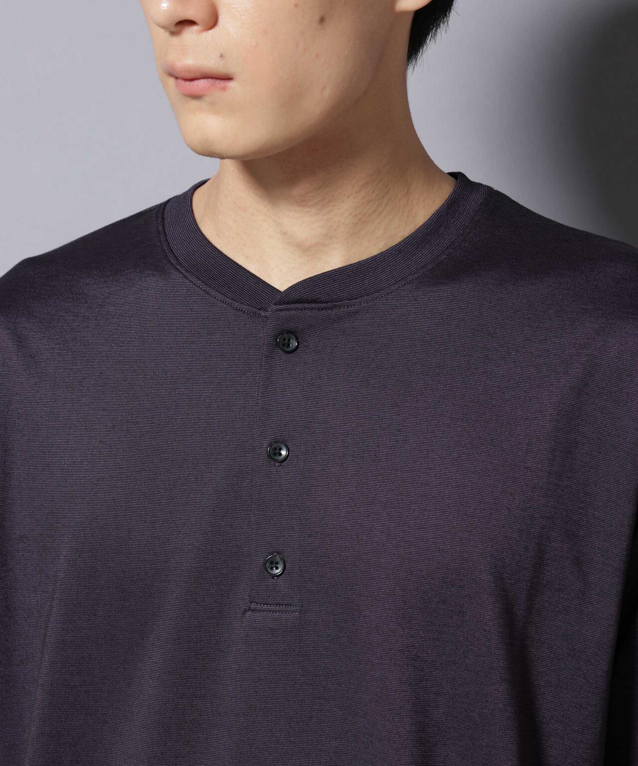 ソラーロライトストレッチヘンリーネックTシャツ 長袖