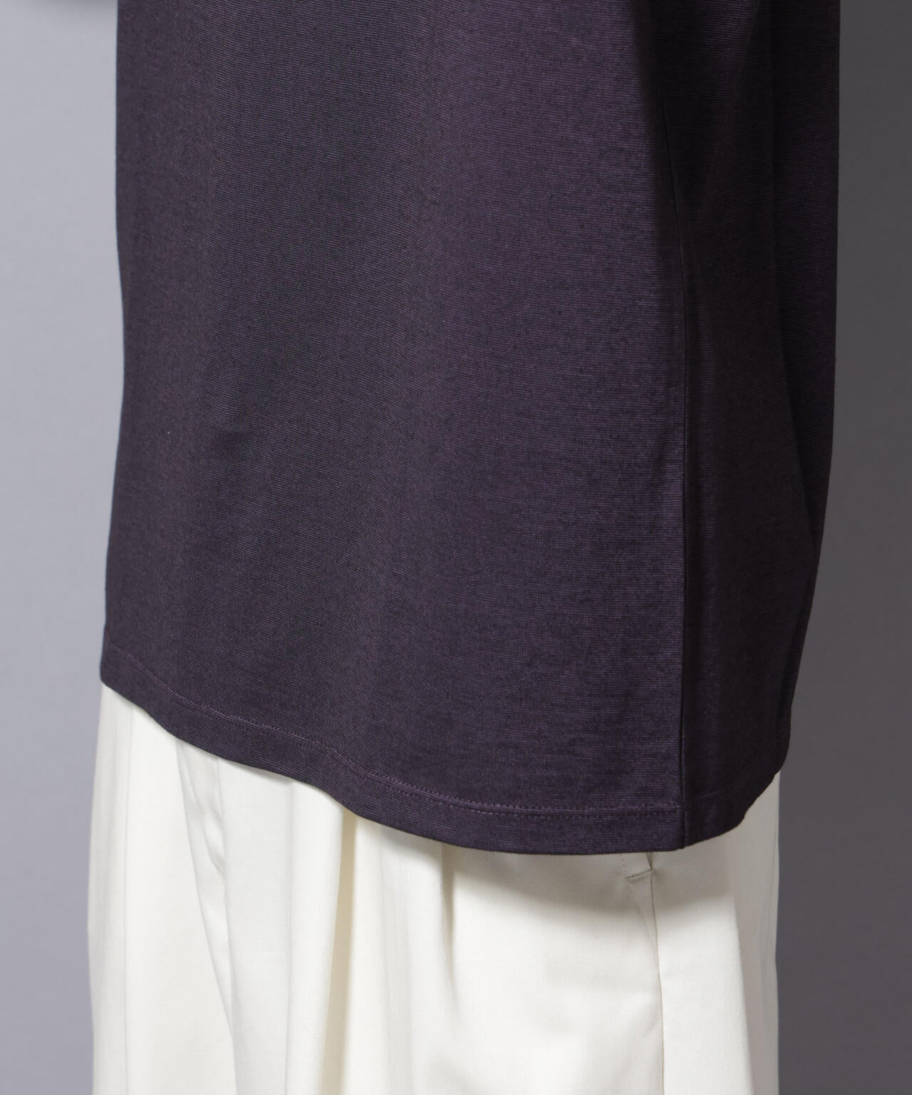 ソラーロライトストレッチヘンリーネックTシャツ 長袖