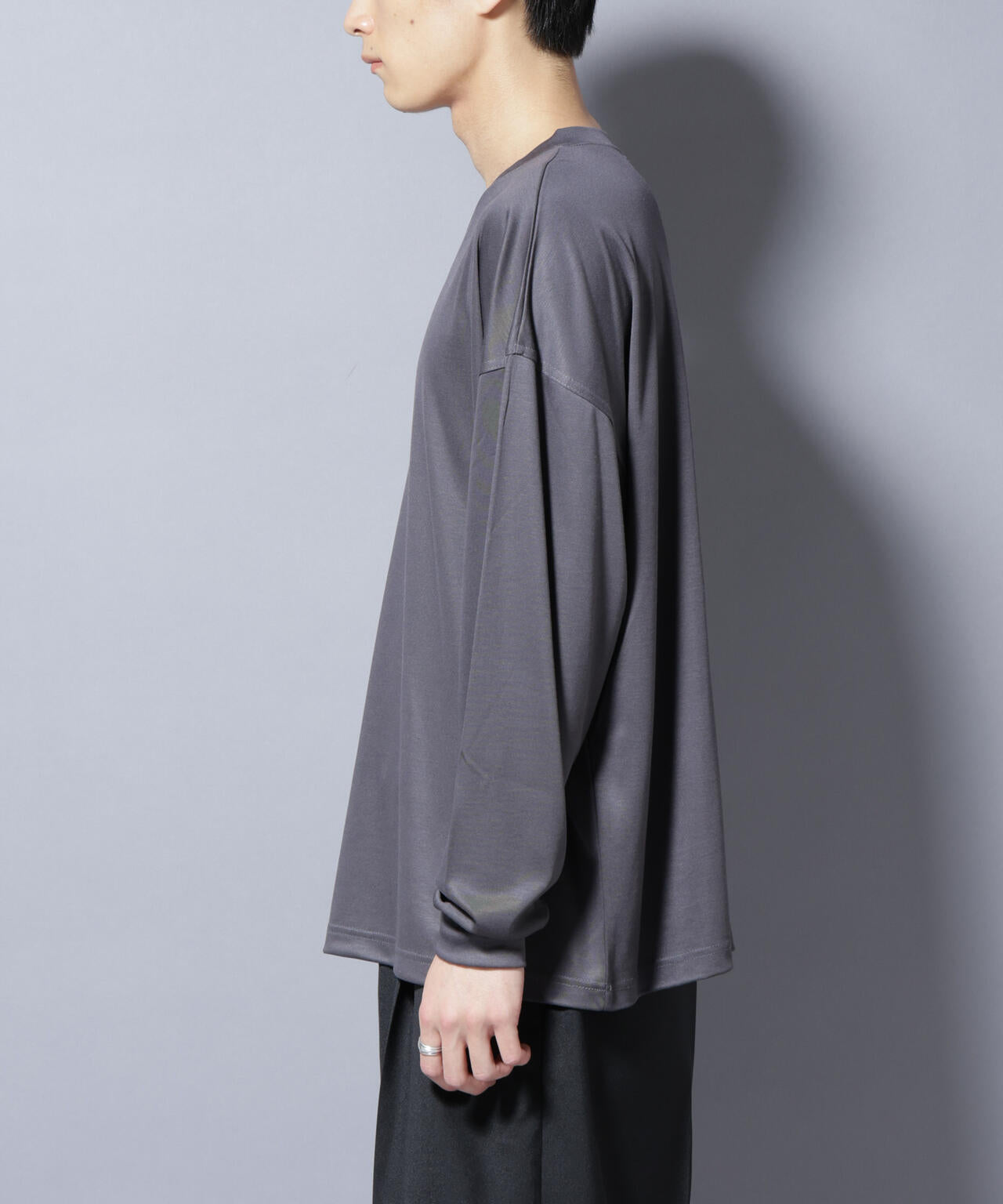 MIYATA×NANO JAPAN MADE キュプラ混 Tシャツ 長袖