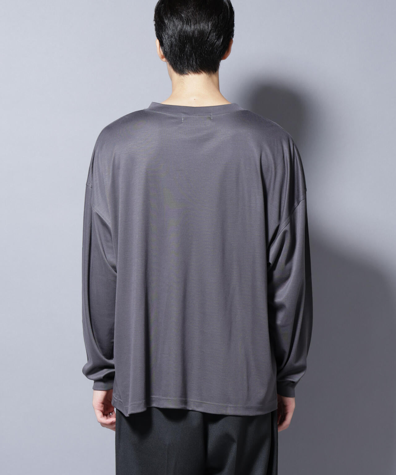 MIYATA×NANO JAPAN MADE キュプラ混 Tシャツ 長袖