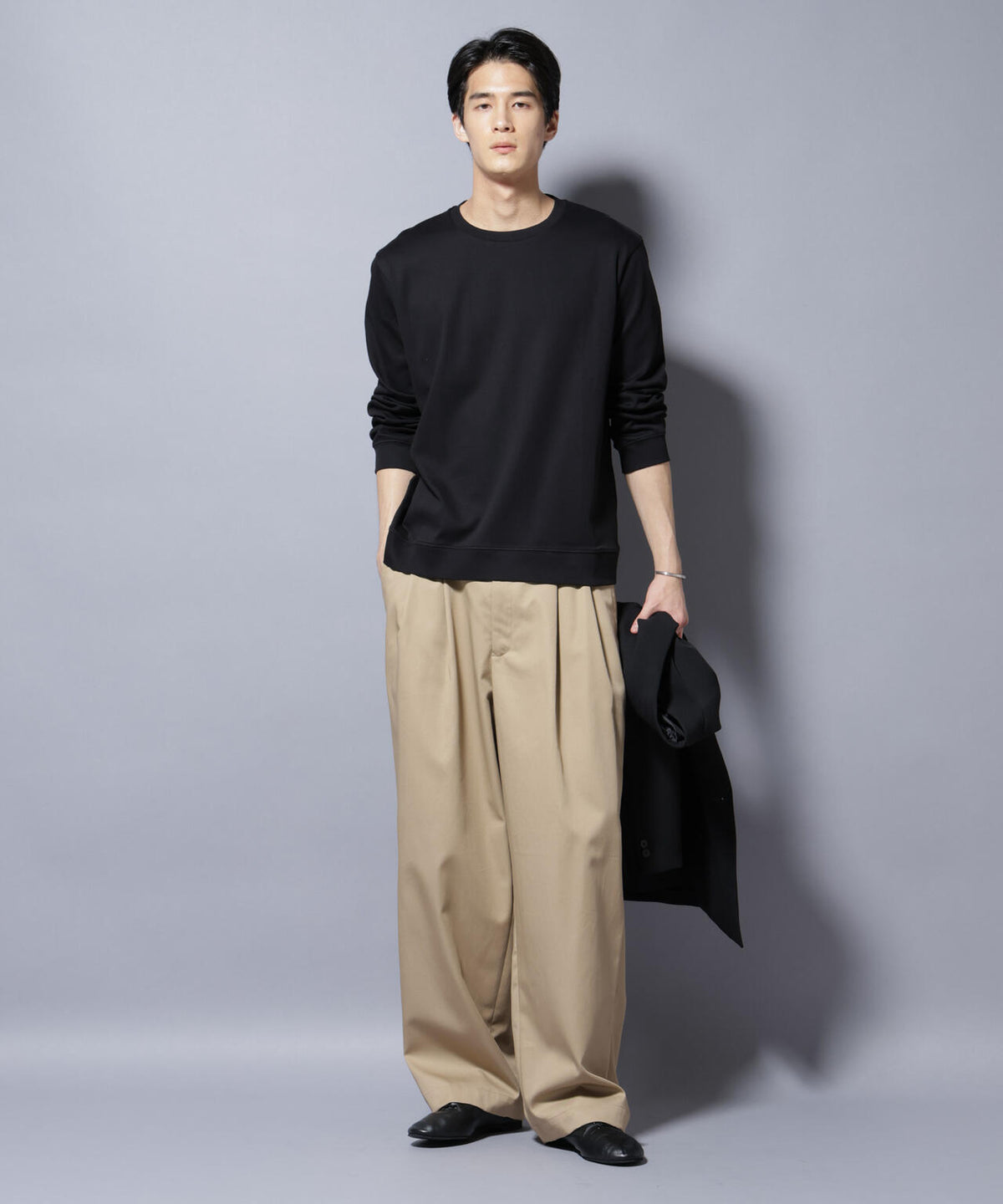 「FORMAL JERSEY」 クルーネックカットソー長袖
