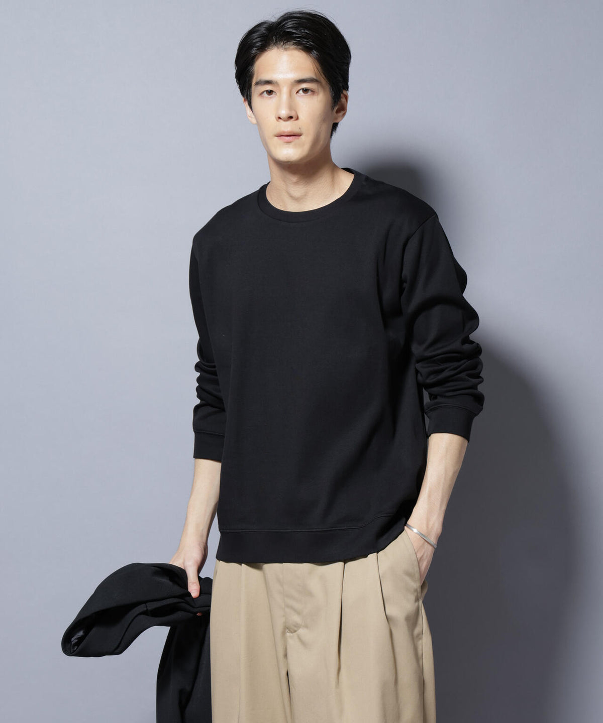 「FORMAL JERSEY」 クルーネックカットソー長袖