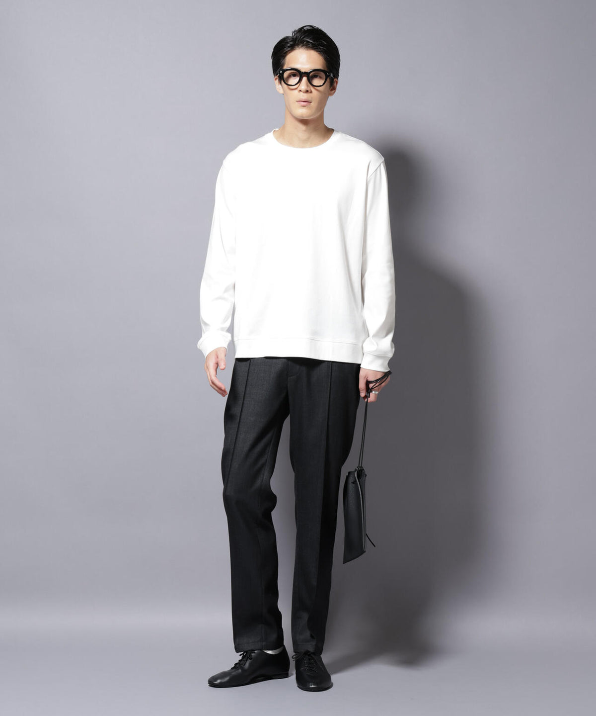 「FORMAL JERSEY」 クルーネックカットソー長袖