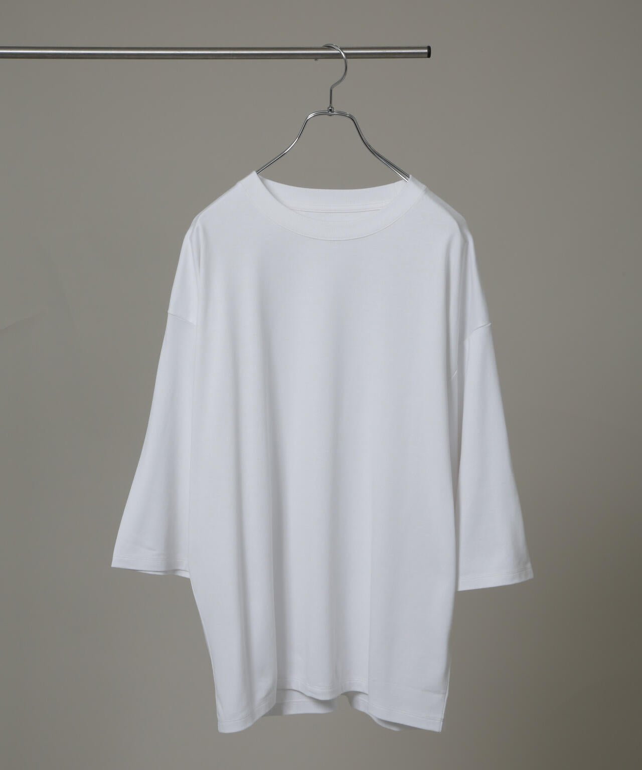 Anti Soaked(R) 汗染み防止 クルーネックワイドTシャツ七分袖