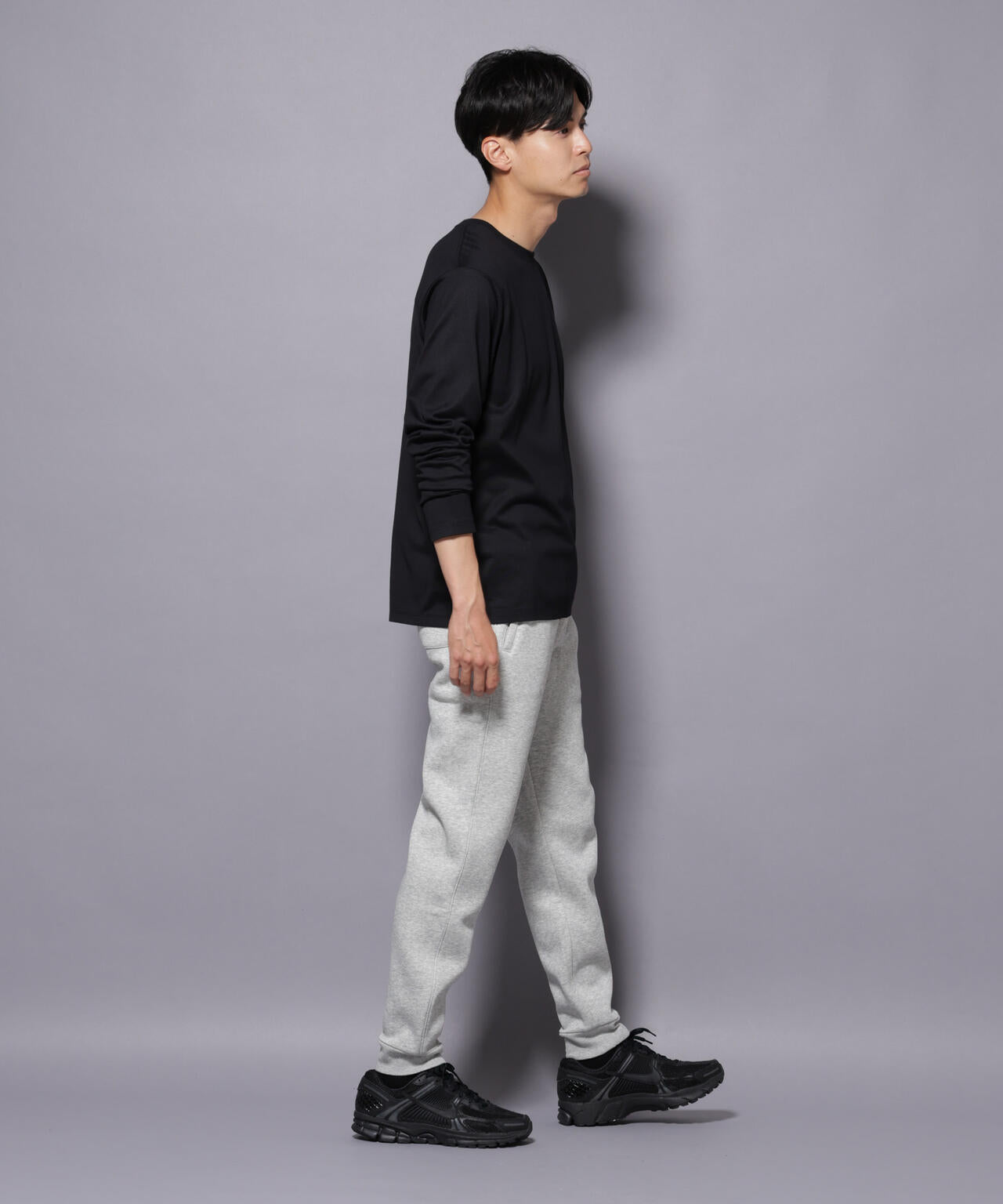 Anti Soaked(R)汗染み防止 クルーネックTシャツ 長袖