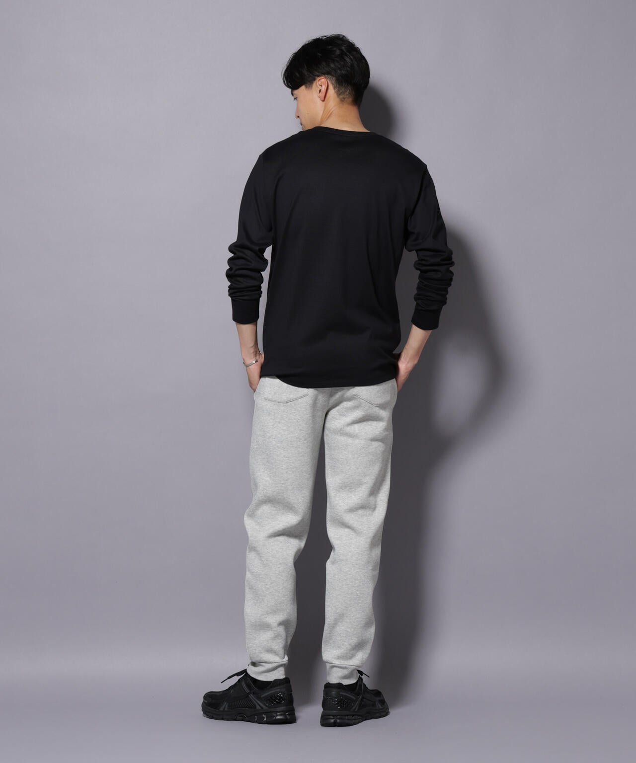 Anti Soaked(R)汗染み防止 クルーネックTシャツ 長袖