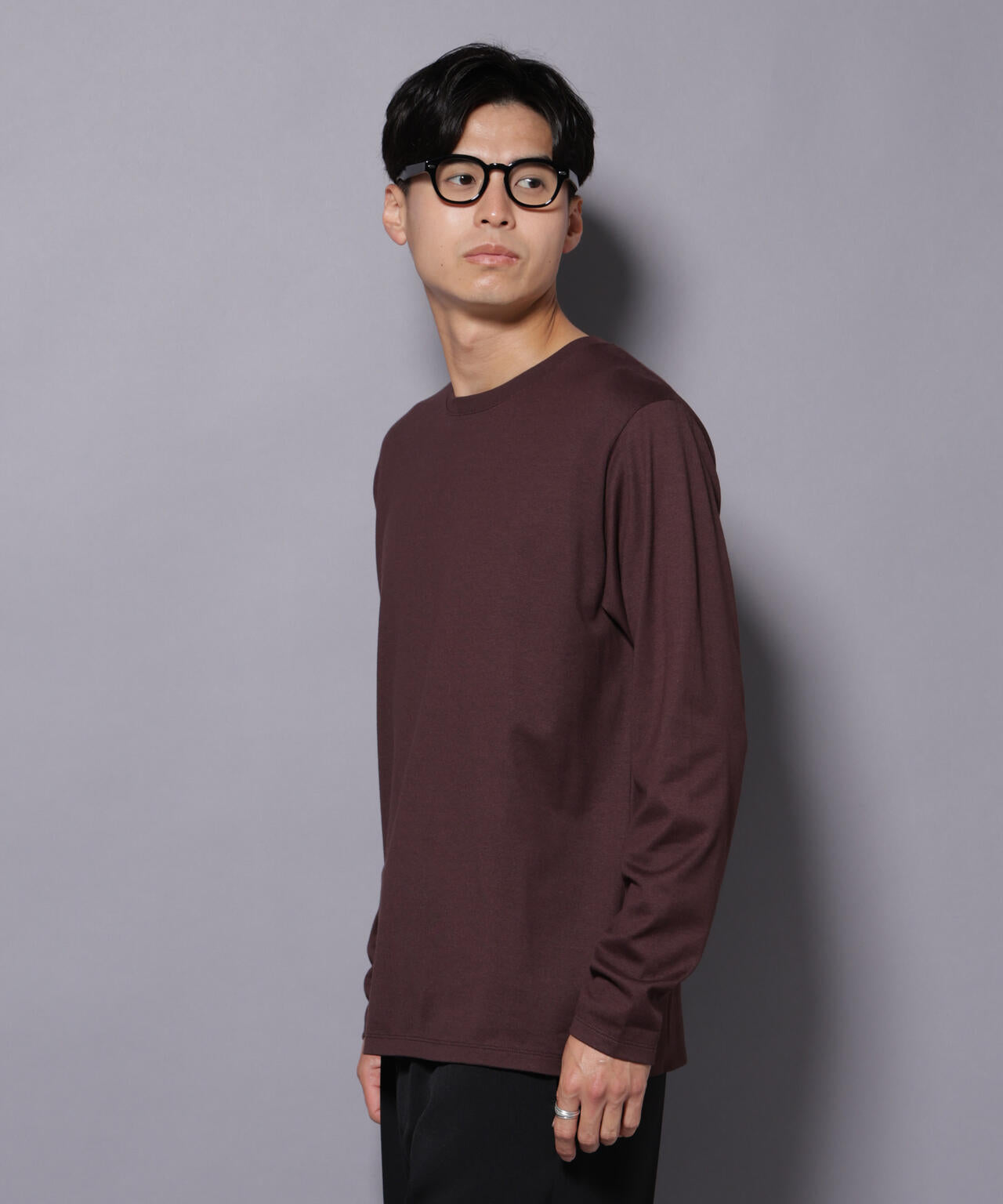 Anti Soaked(R)汗染み防止 クルーネックTシャツ 長袖