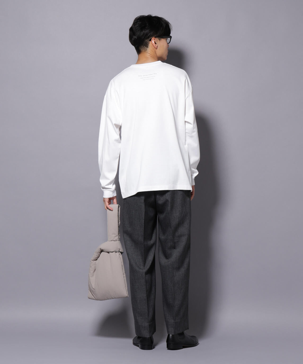 Anti Soaked(R)×SUNCHAIポートレート汗染み防止 Tシャツ長袖