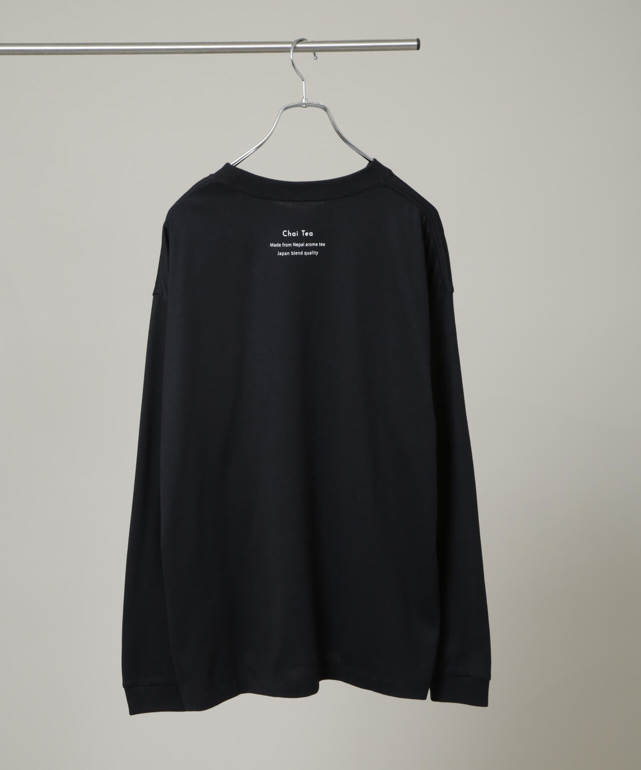 Anti Soaked(R)×SUNCHAI ロゴ刺繍 汗染み防止 Tシャツ長袖