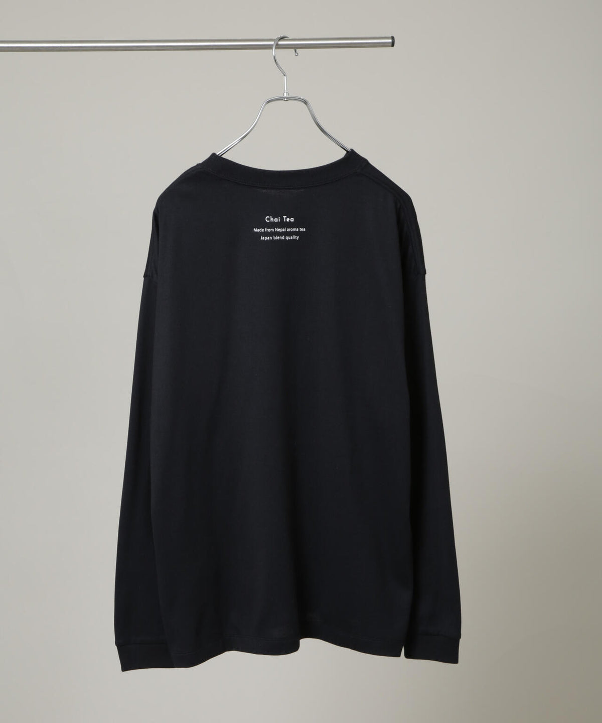 Anti Soaked(R)×SUNCHAI ロゴ刺繍 汗染み防止 Tシャツ長袖