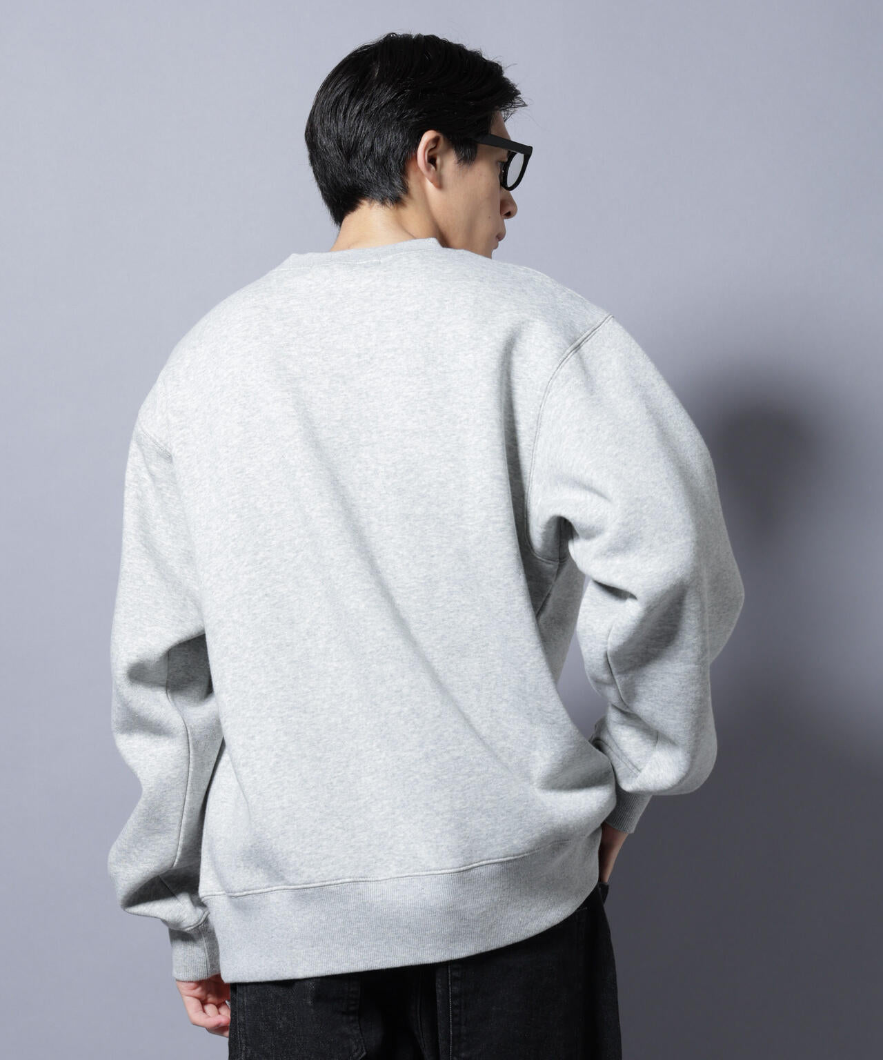 「NJ/CLUB」裏起毛 ジャージークルーネックスウェット