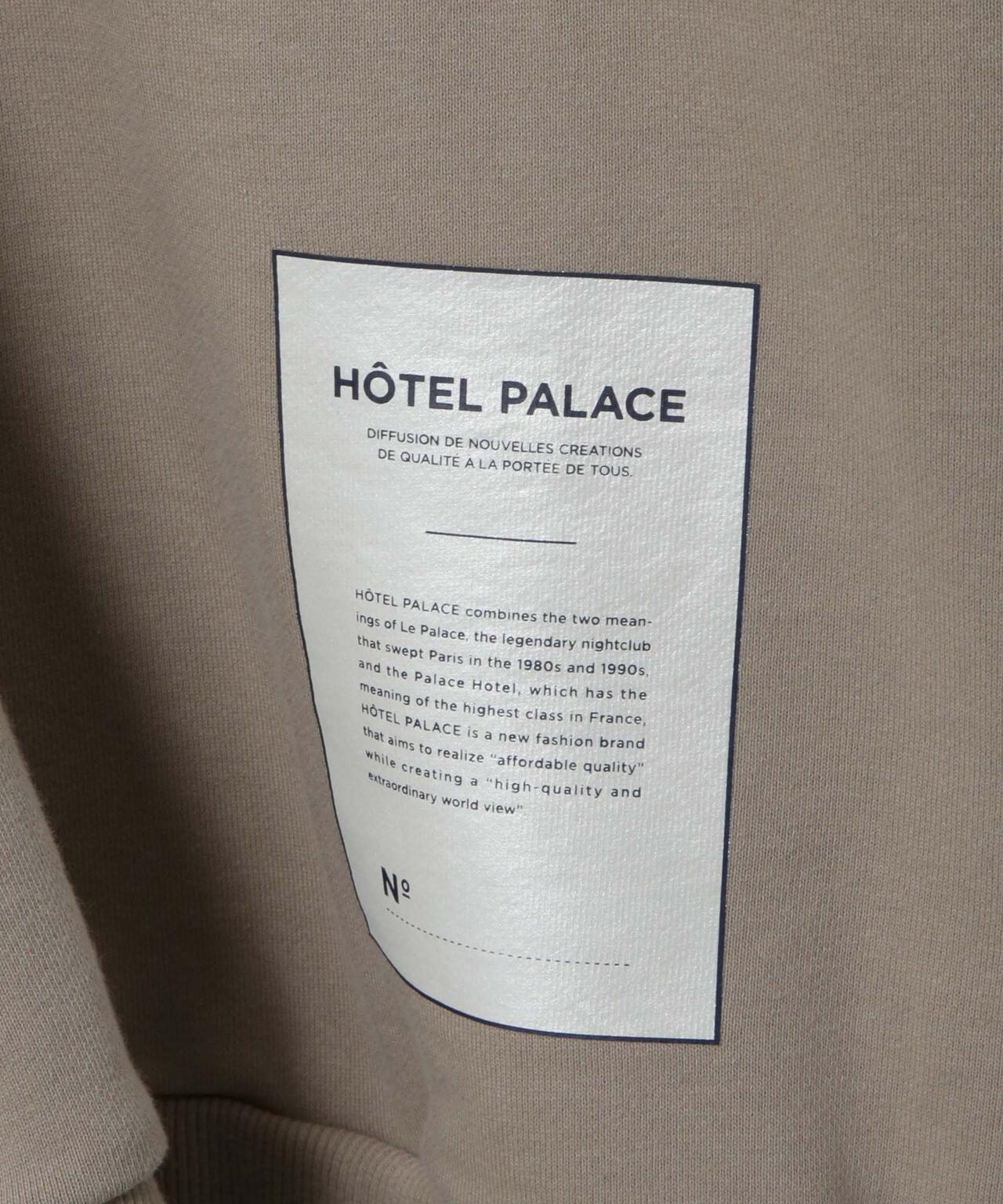 「HOTEL PALACE」 スキッパーロゴスウェット