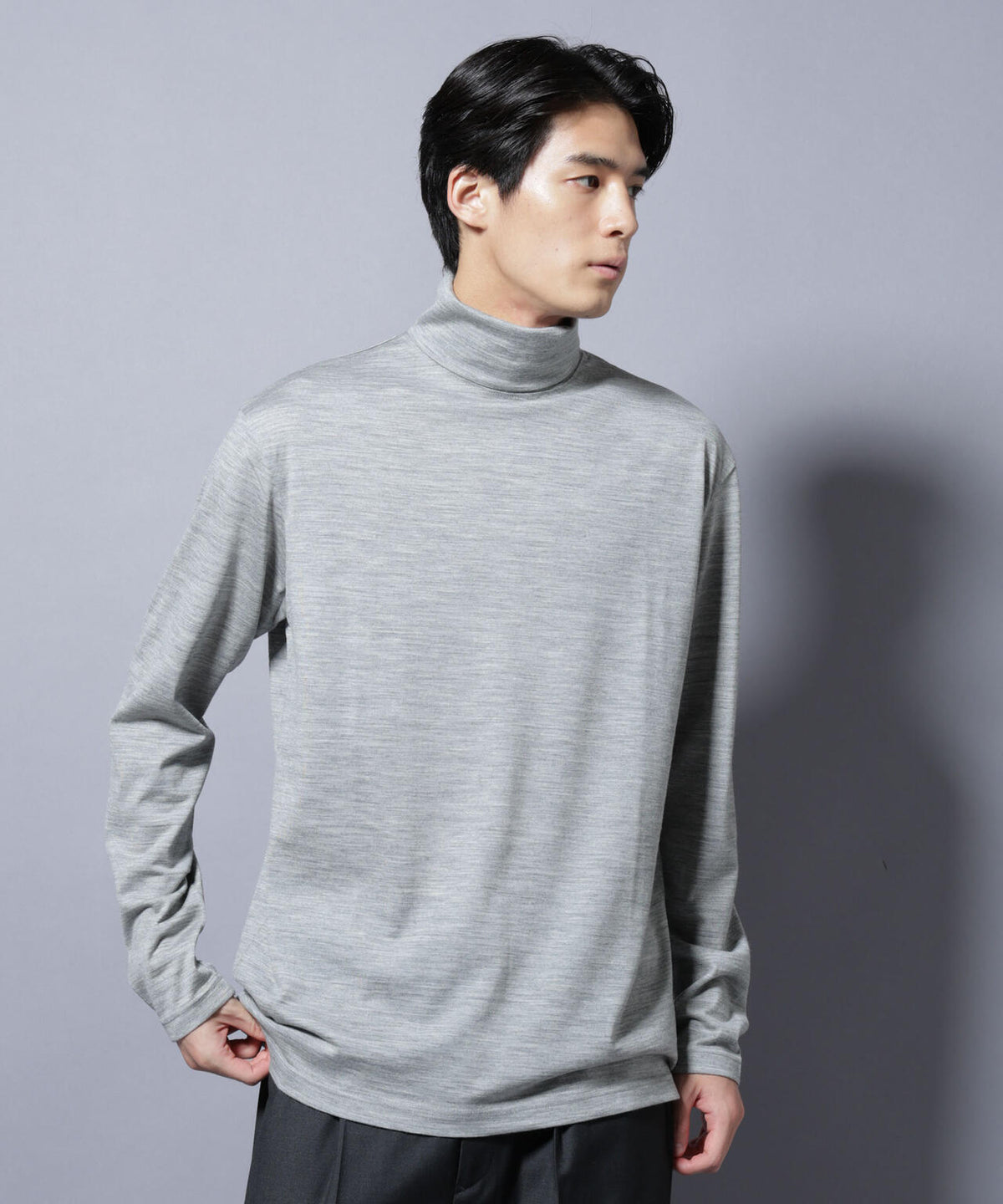 MIYATA×NANO JAPAN MADE 100%WOOL タートルネック
