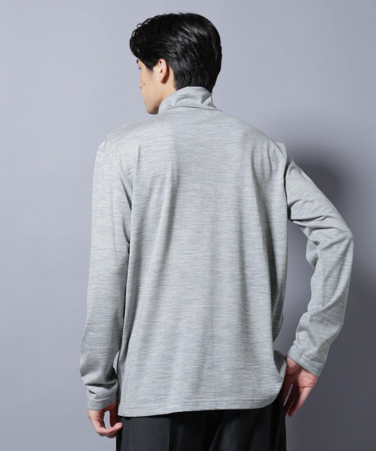 MIYATA×NANO JAPAN MADE 100%WOOL タートルネック