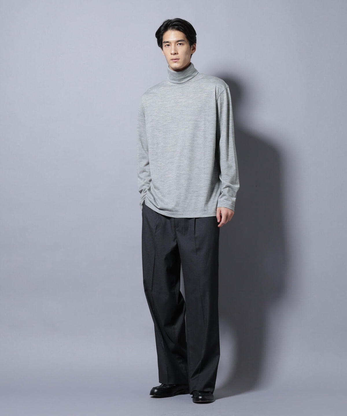 MIYATA×NANO JAPAN MADE 100%WOOL タートルネック