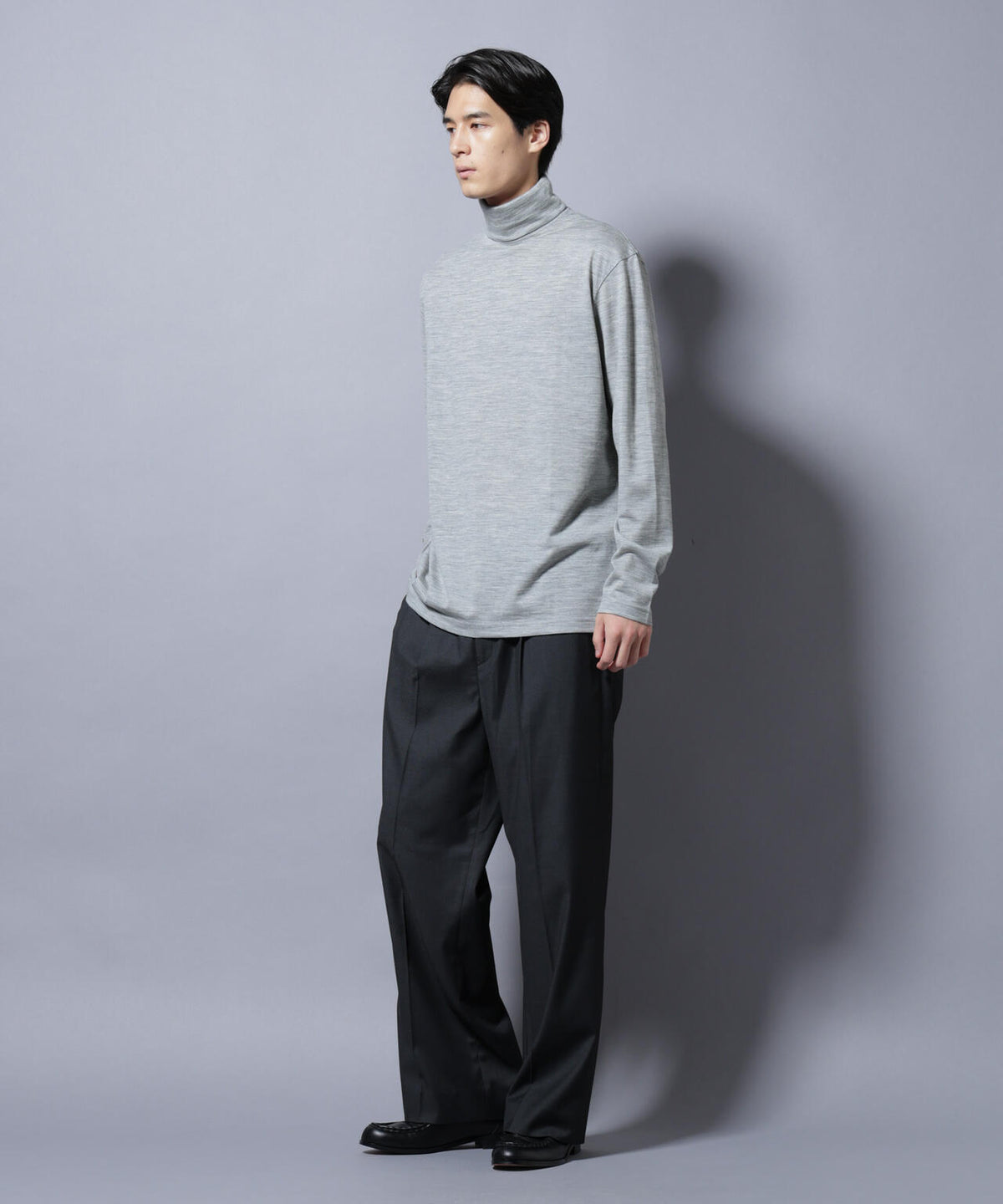 MIYATA×NANO JAPAN MADE 100%WOOL タートルネック