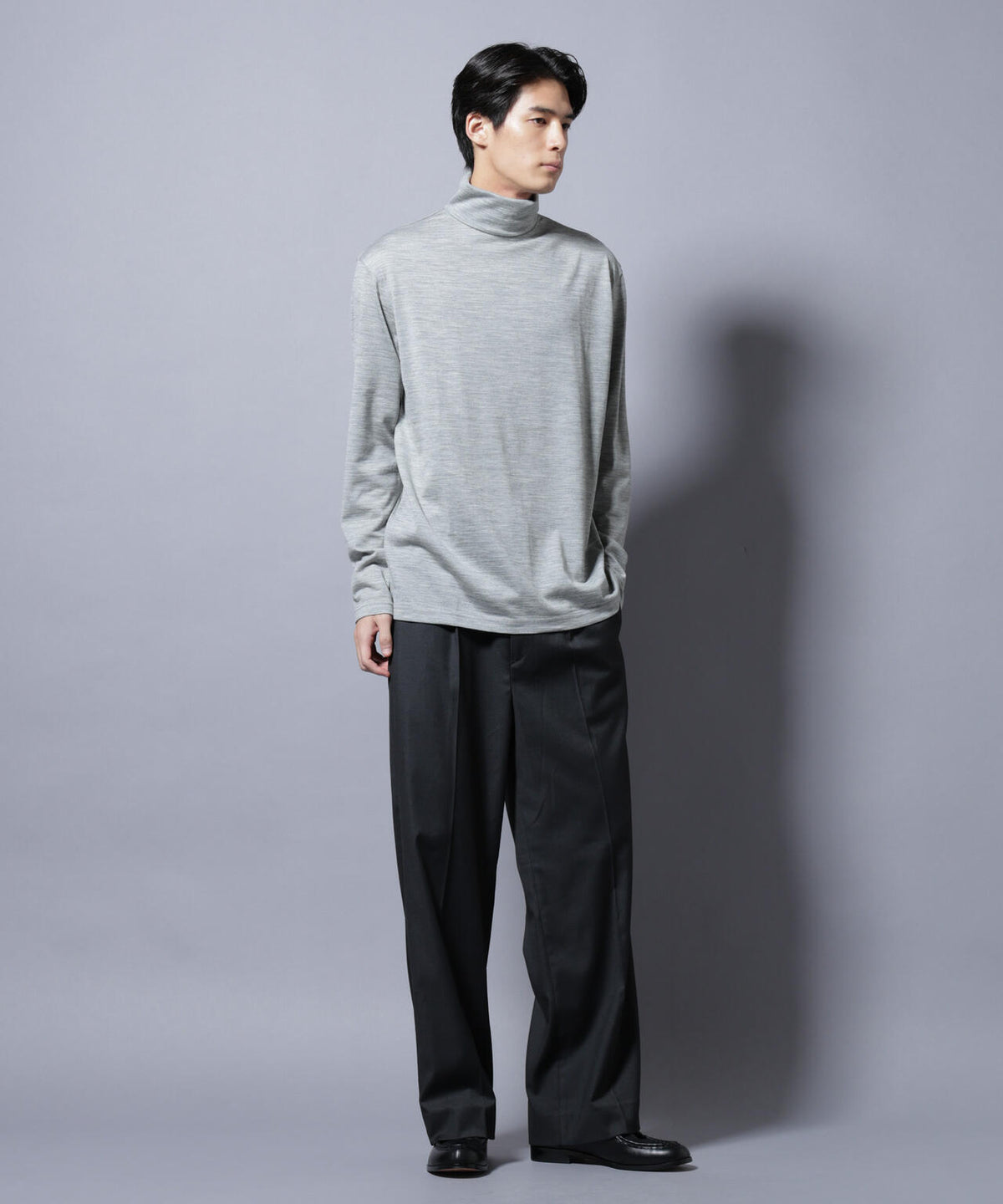 MIYATA×NANO JAPAN MADE 100%WOOL タートルネック