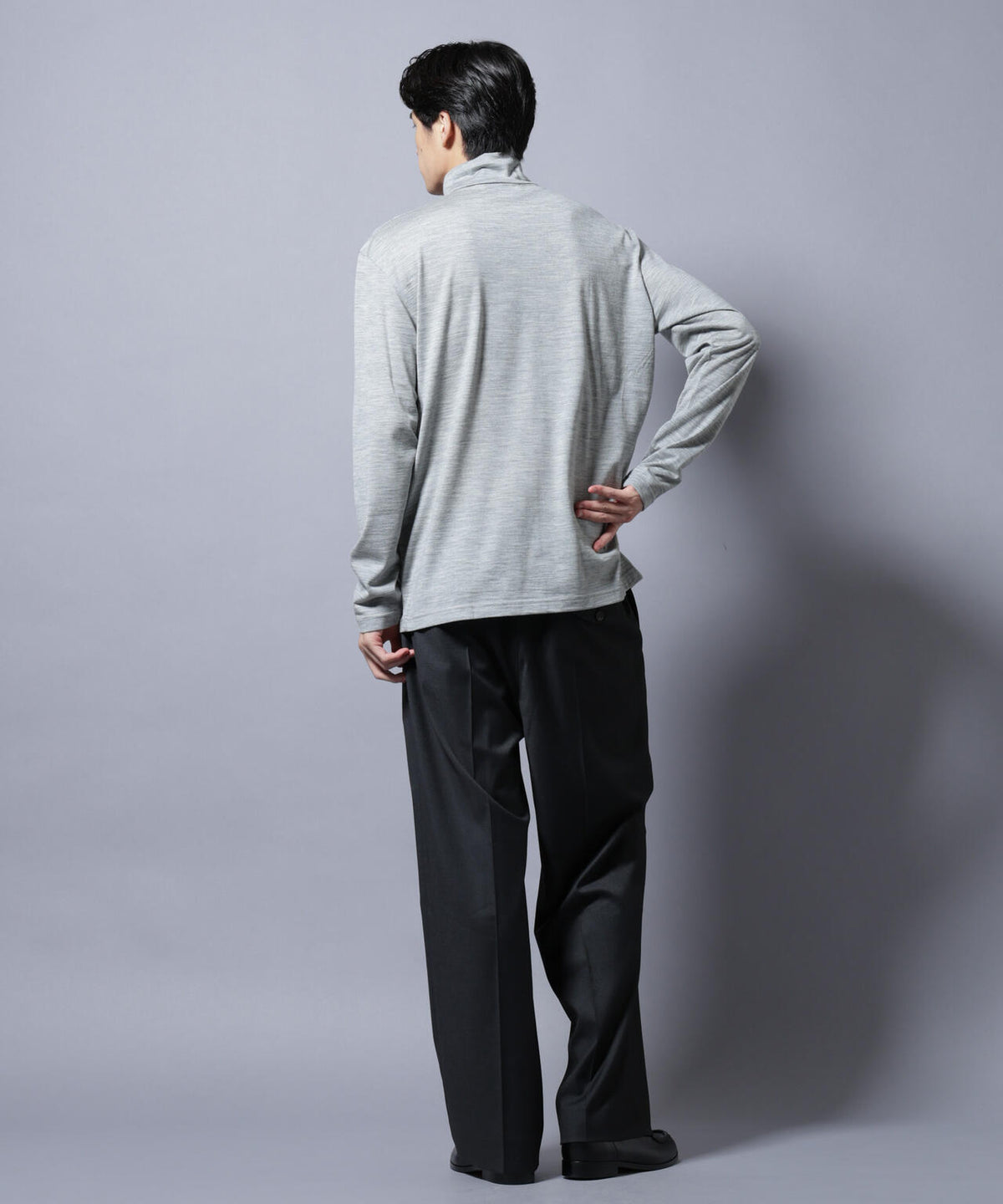 MIYATA×NANO JAPAN MADE 100%WOOL タートルネック