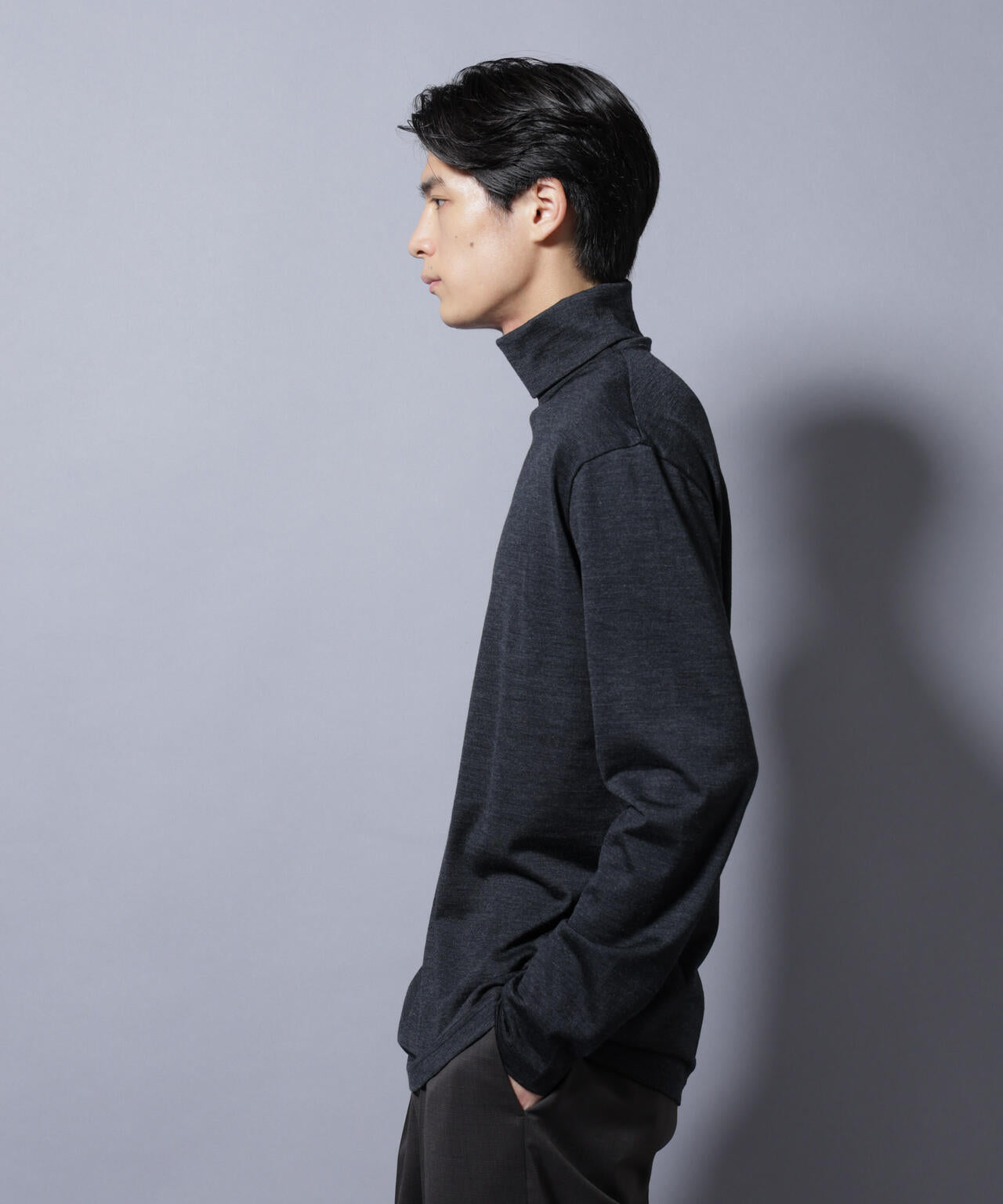 MIYATA×NANO JAPAN MADE 100%WOOL タートルネック