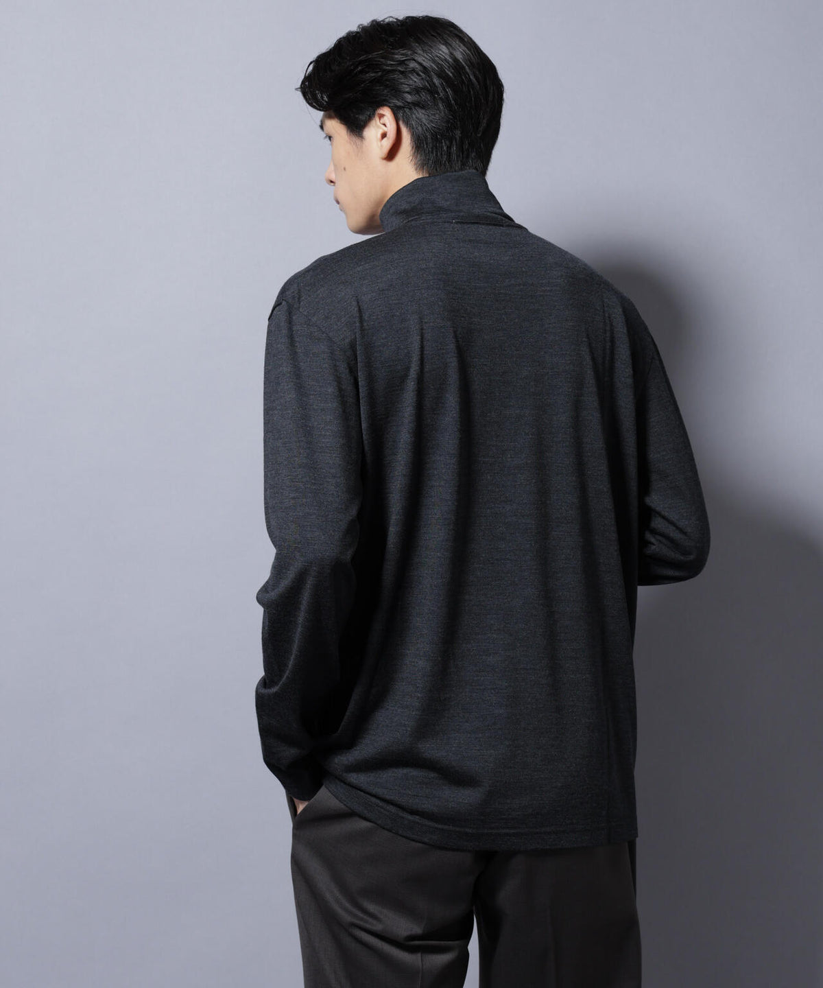 MIYATA×NANO JAPAN MADE 100%WOOL タートルネック
