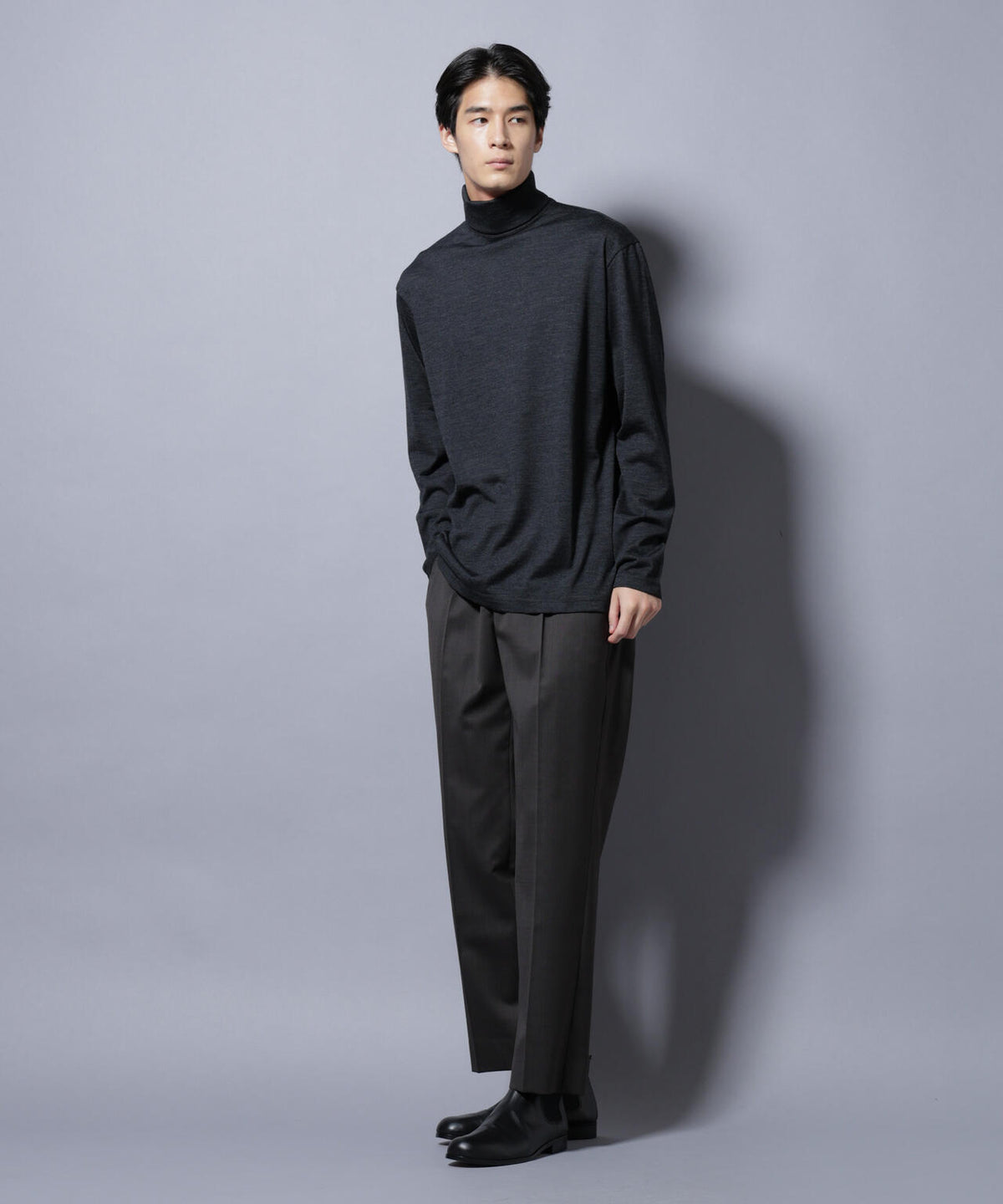 MIYATA×NANO JAPAN MADE 100%WOOL タートルネック