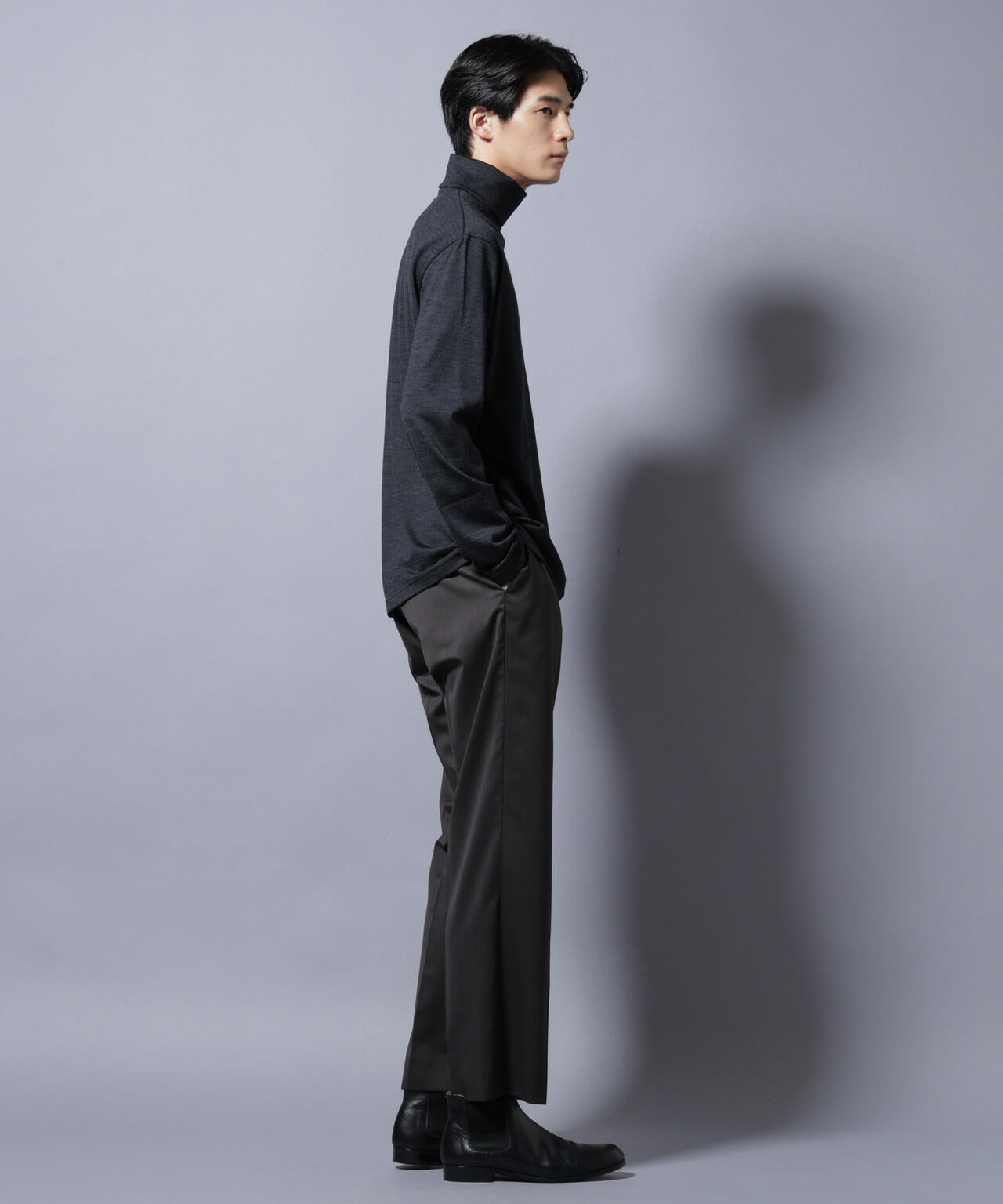 MIYATA×NANO JAPAN MADE 100%WOOL タートルネック
