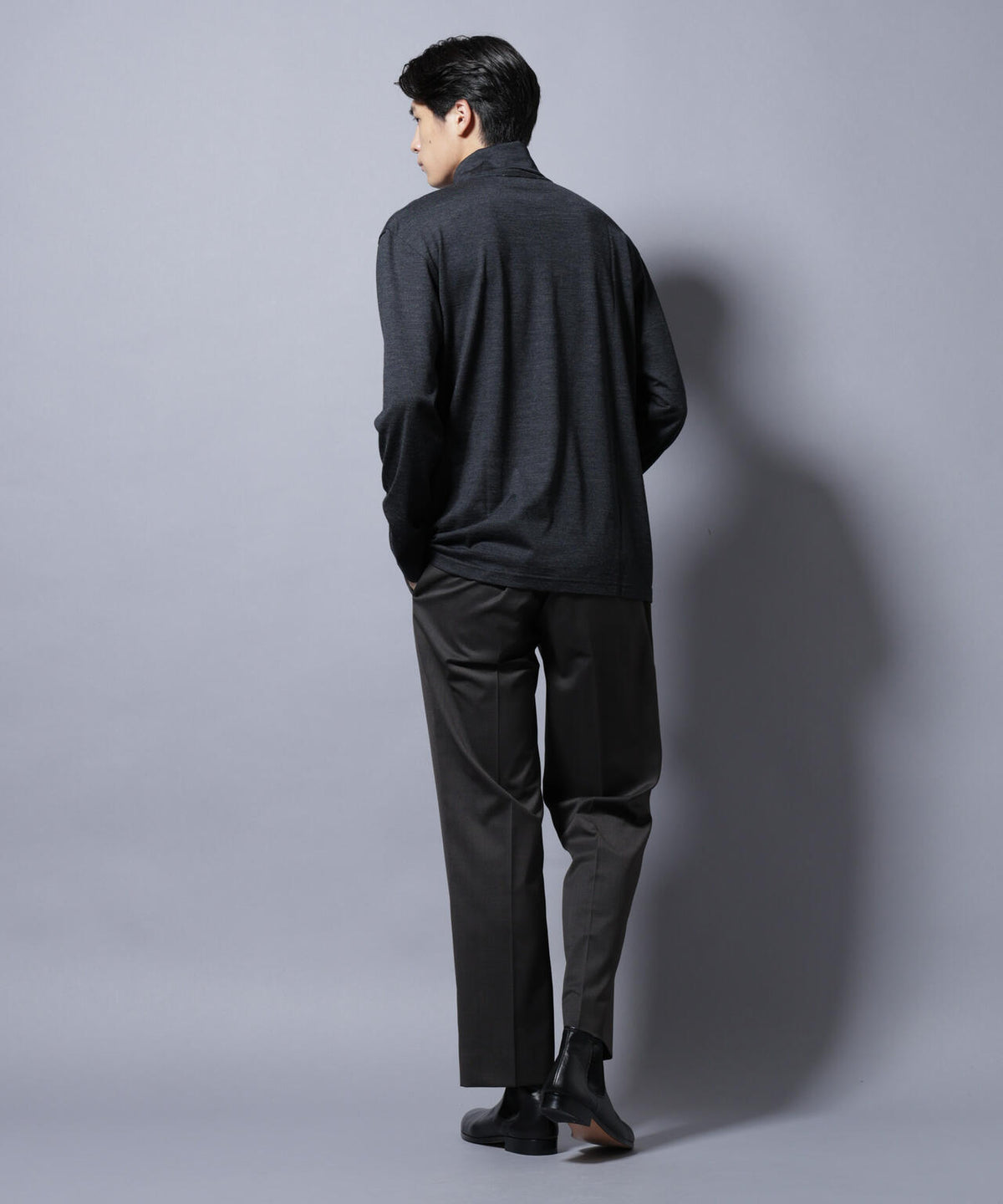 MIYATA×NANO JAPAN MADE 100%WOOL タートルネック
