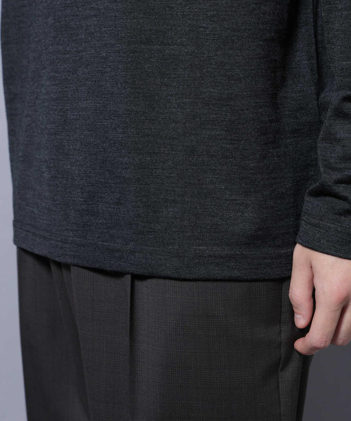 MIYATA×NANO JAPAN MADE 100%WOOL タートルネック