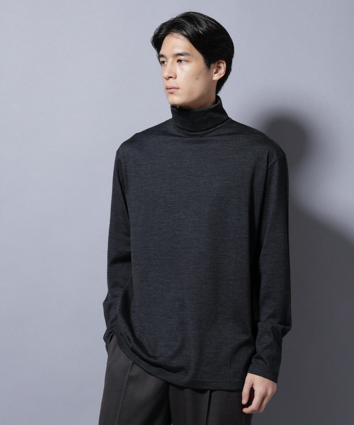 MIYATA×NANO JAPAN MADE 100%WOOL タートルネック