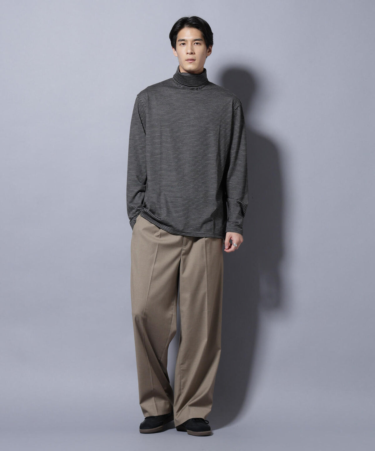 MIYATA×NANO JAPAN MADE 100%WOOL タートルネック