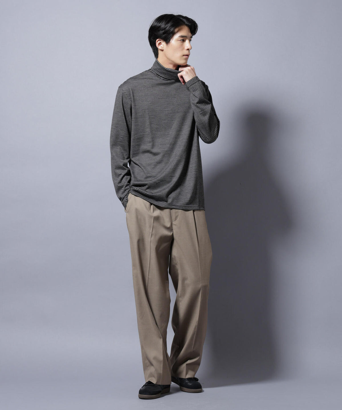 MIYATA×NANO JAPAN MADE 100%WOOL タートルネック