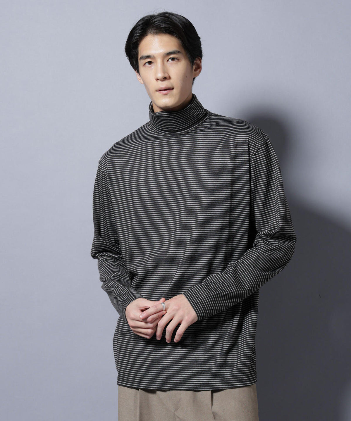 MIYATA×NANO JAPAN MADE 100%WOOL タートルネック