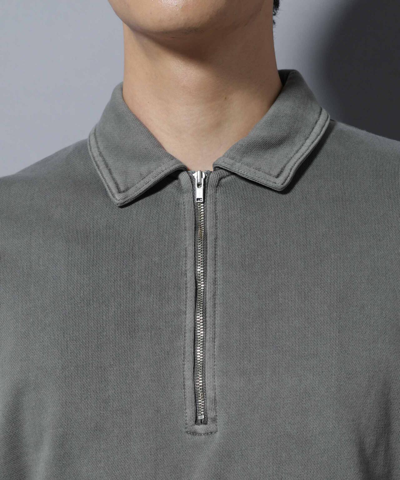 ヴィンテージライク ハーフZIPスウェット