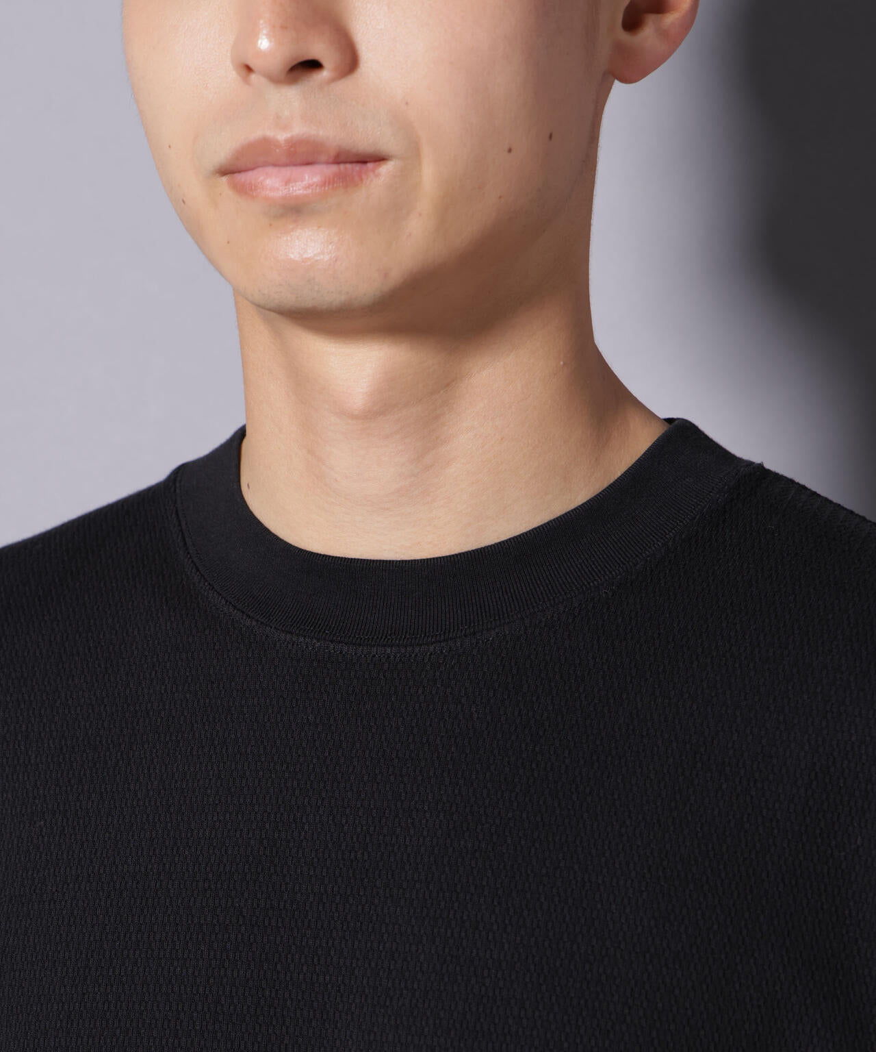 コットンガーメントダイサーマルクルーネックプルオーバー