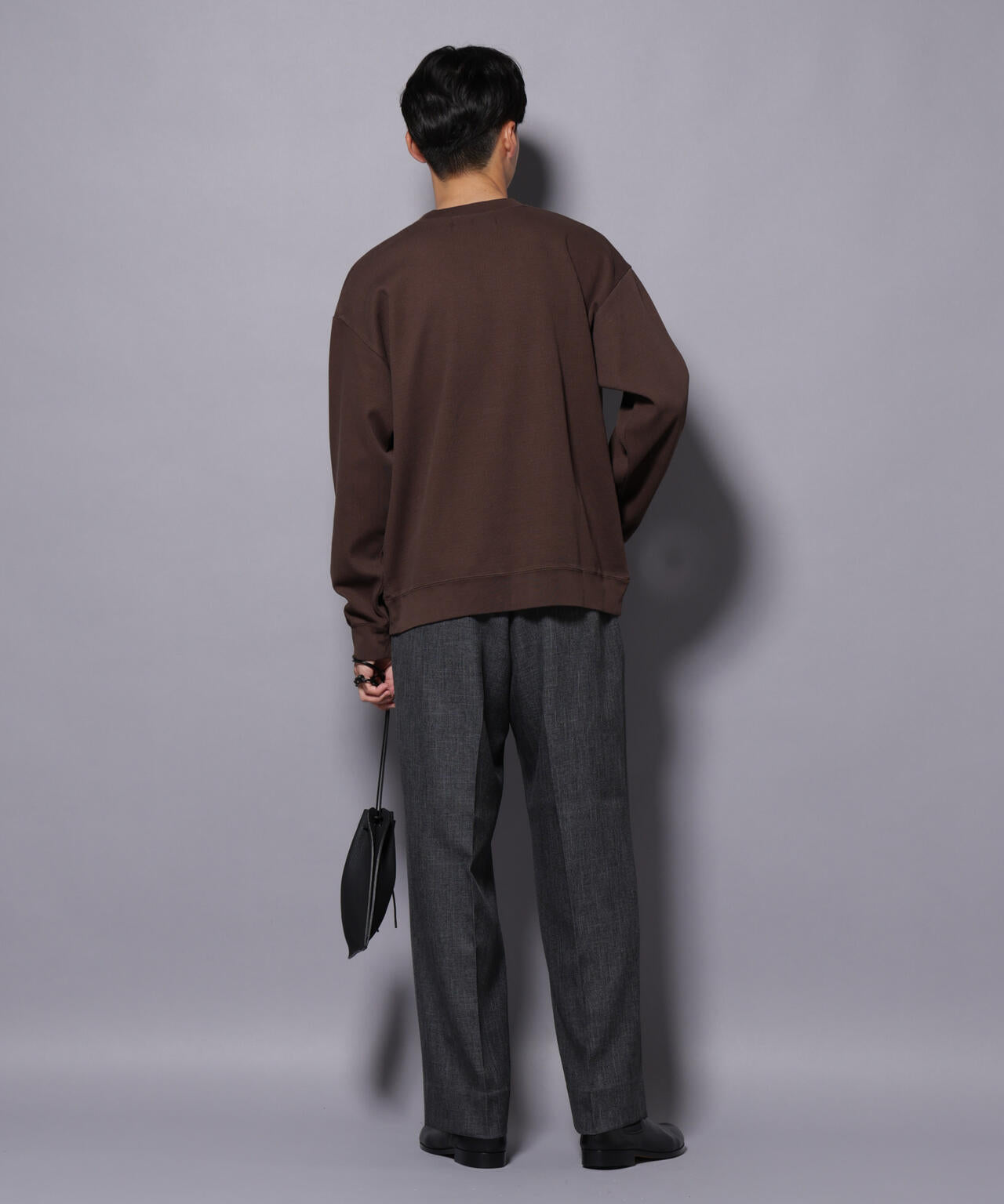 コットンガーメントダイサーマルクルーネックプルオーバー