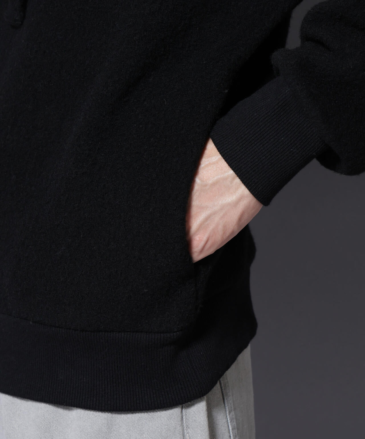 MIYATA×NANO JAPANMADE ウール/コットン パーカー